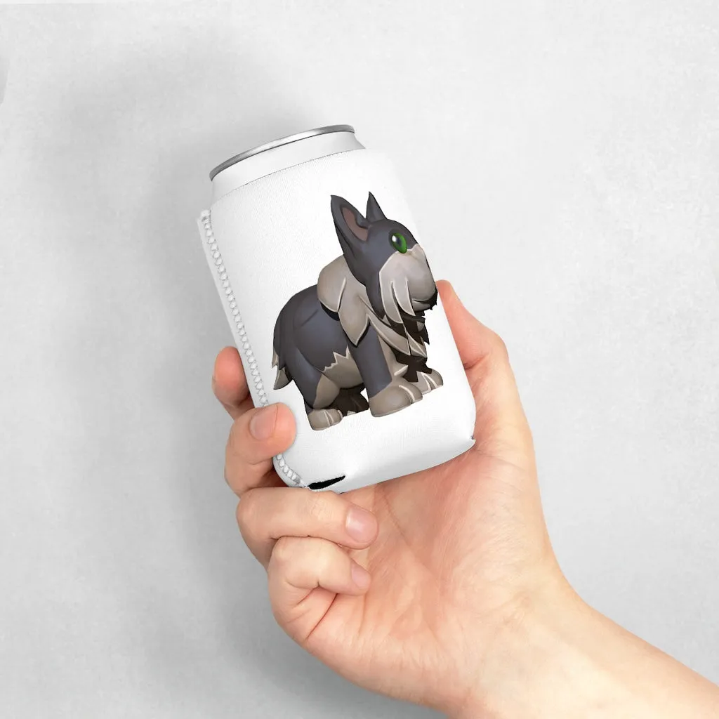Grey Dog Can Cooler Sleeve