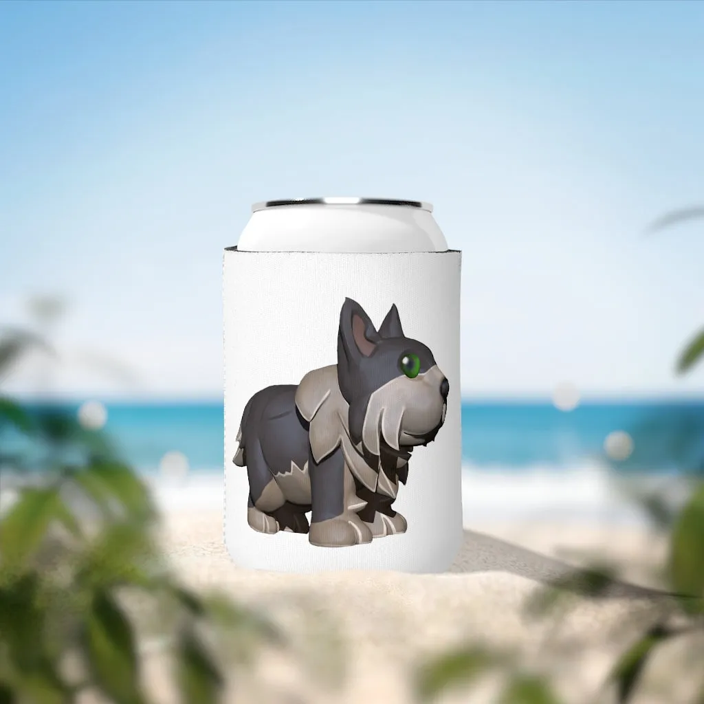 Grey Dog Can Cooler Sleeve
