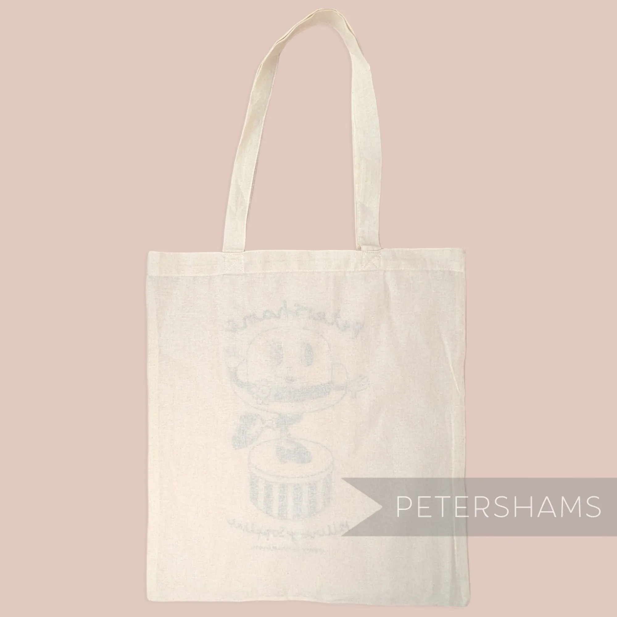 'Hattie' Printed Cotton Shoulder Tote Bag