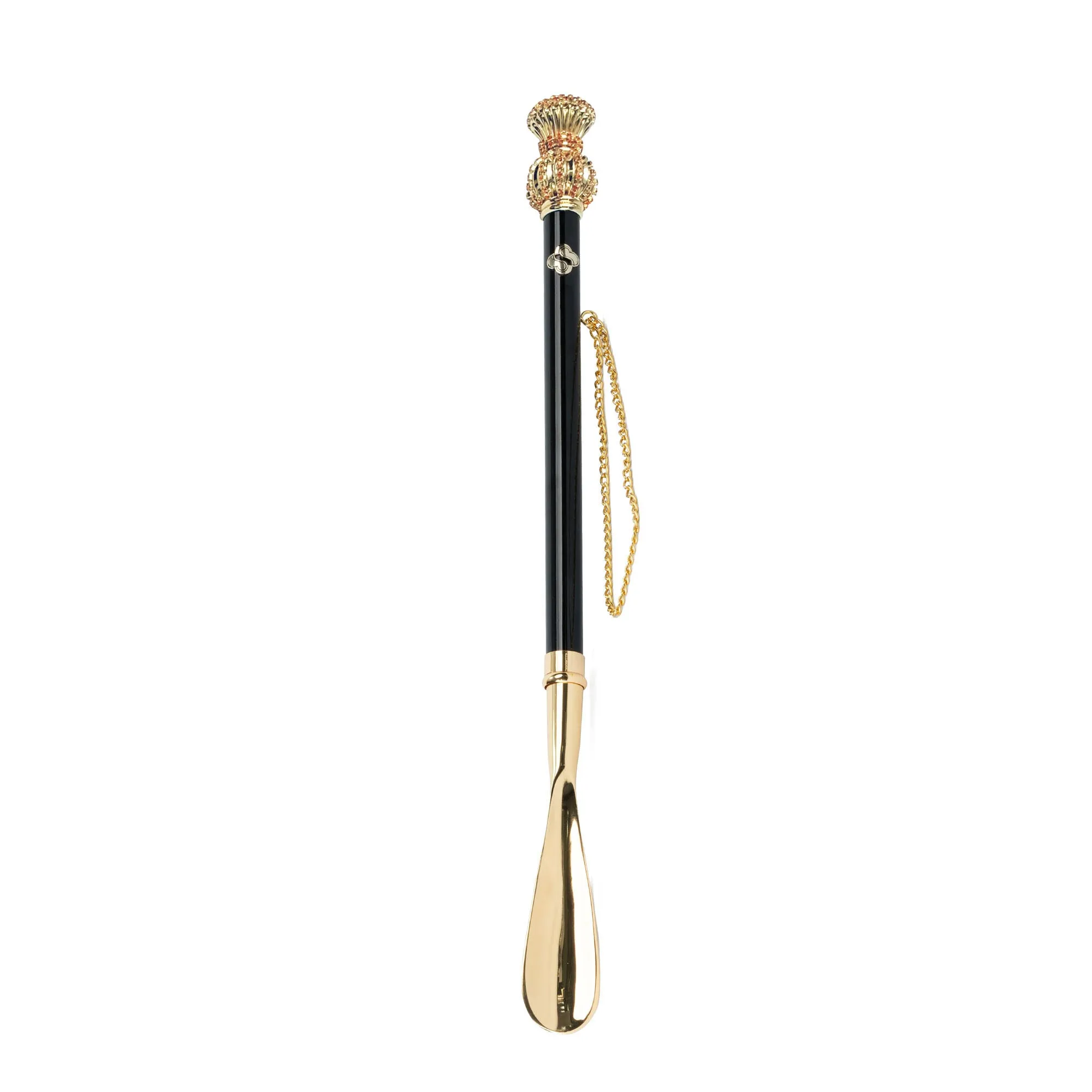 Italian Splendor: Exquisite Crystal Shoehorn Handmade with Care