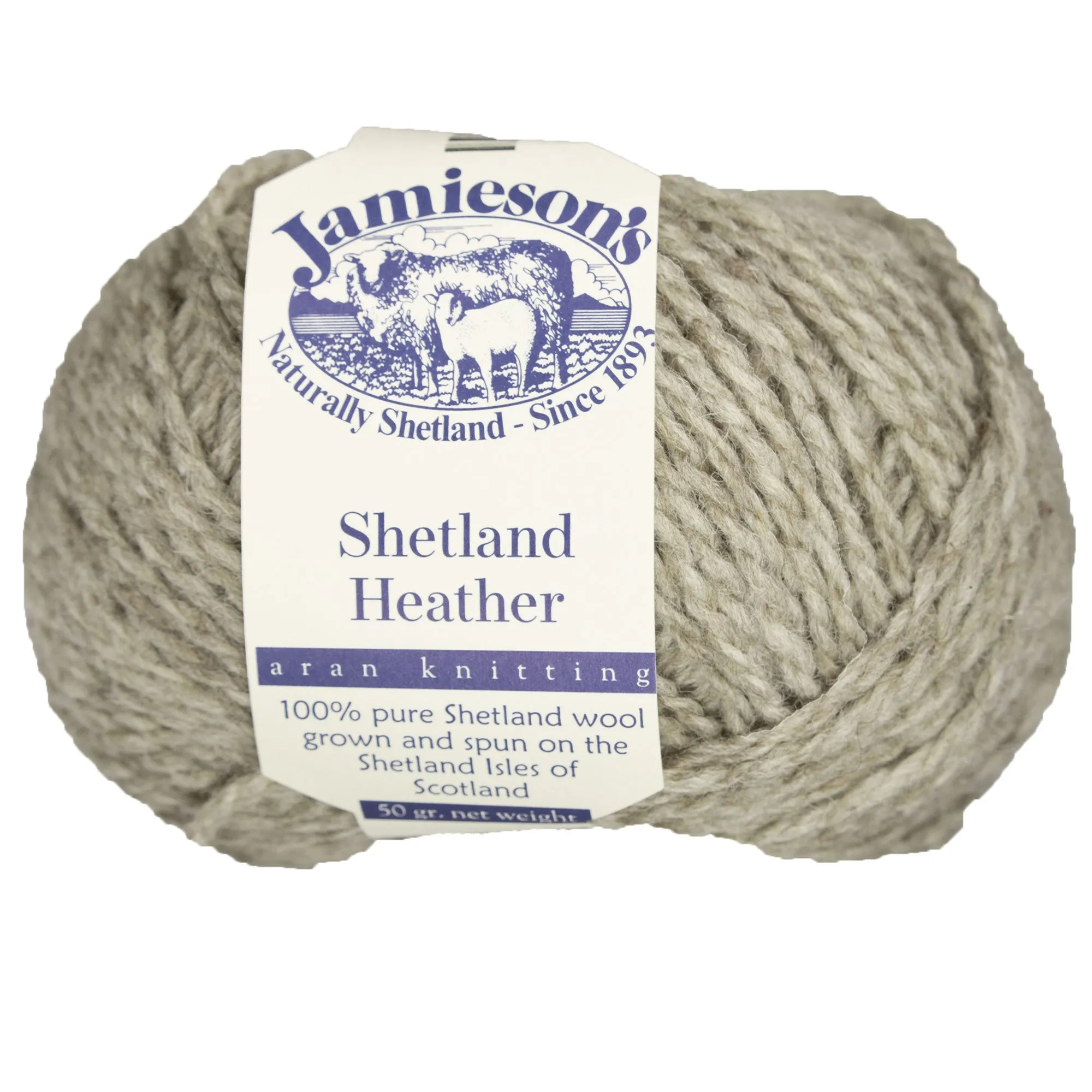 Jamieson's of Shetland Heather Aran Yarn - 106 Mooskit