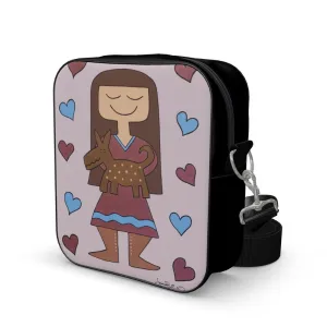 Just Me and My Dog Large Messenger Bag