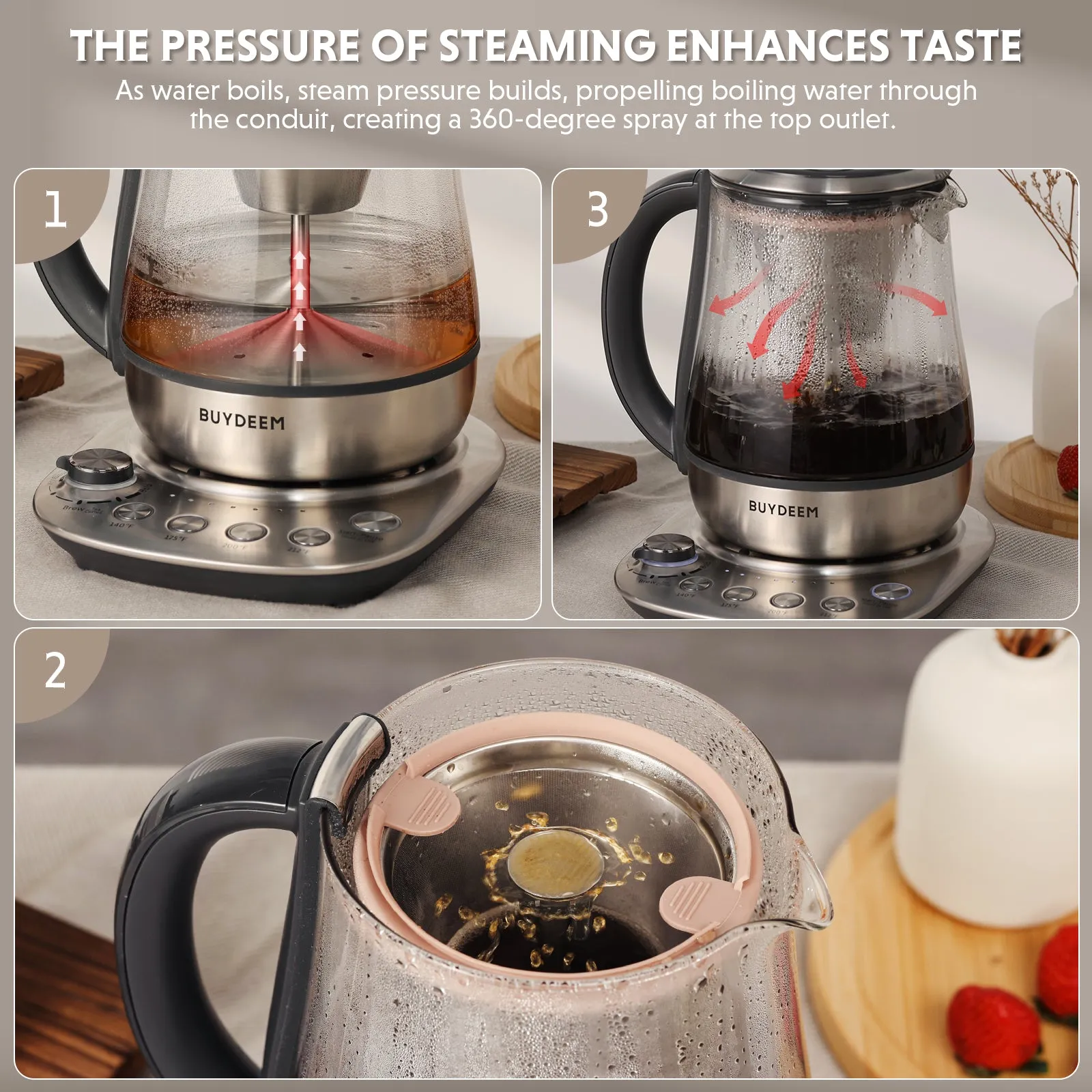 K176 Multi-functional Tea Maker 1.5L