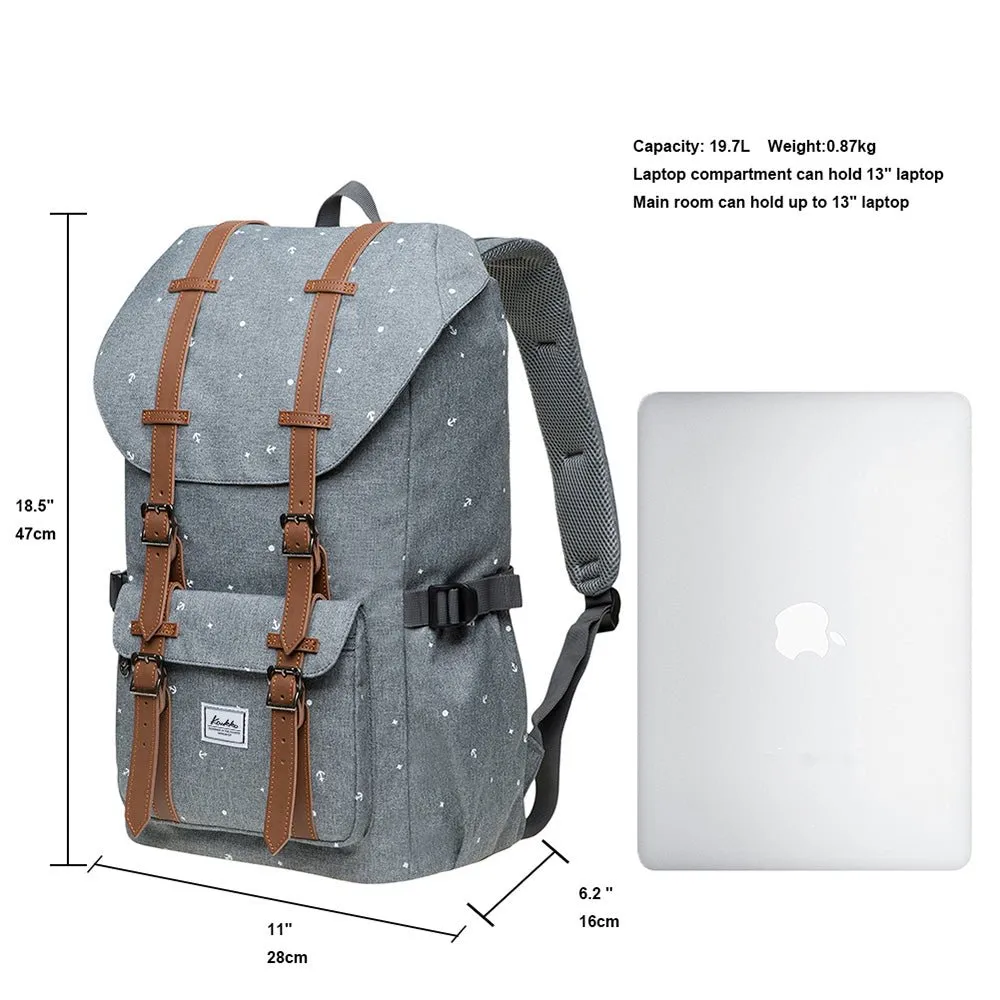 KAUKKO Backpack for city trips, EP5-12 ( Grey /19.7L )
