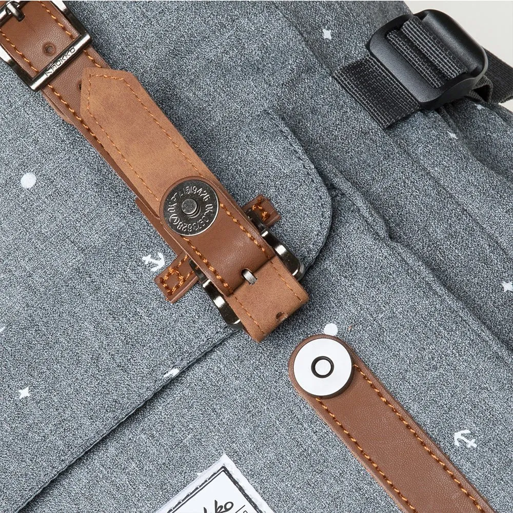 KAUKKO Backpack for city trips, EP5-12 ( Grey /19.7L )