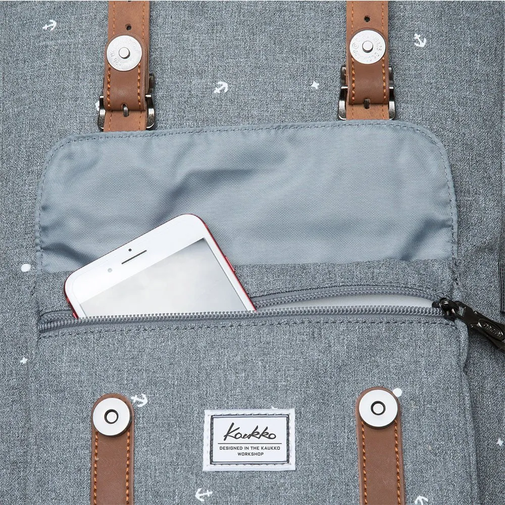 KAUKKO Backpack for city trips, EP5-12 ( Grey /19.7L )