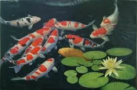Koi Pond Texture Tile Mold for Glass Slumping 12 X 12 - DT22