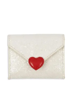 (KS101573) Love letter wallet - Cream