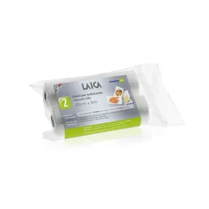 Laica Vacuum Bag Rolls X 2 (20CM X 6M)
