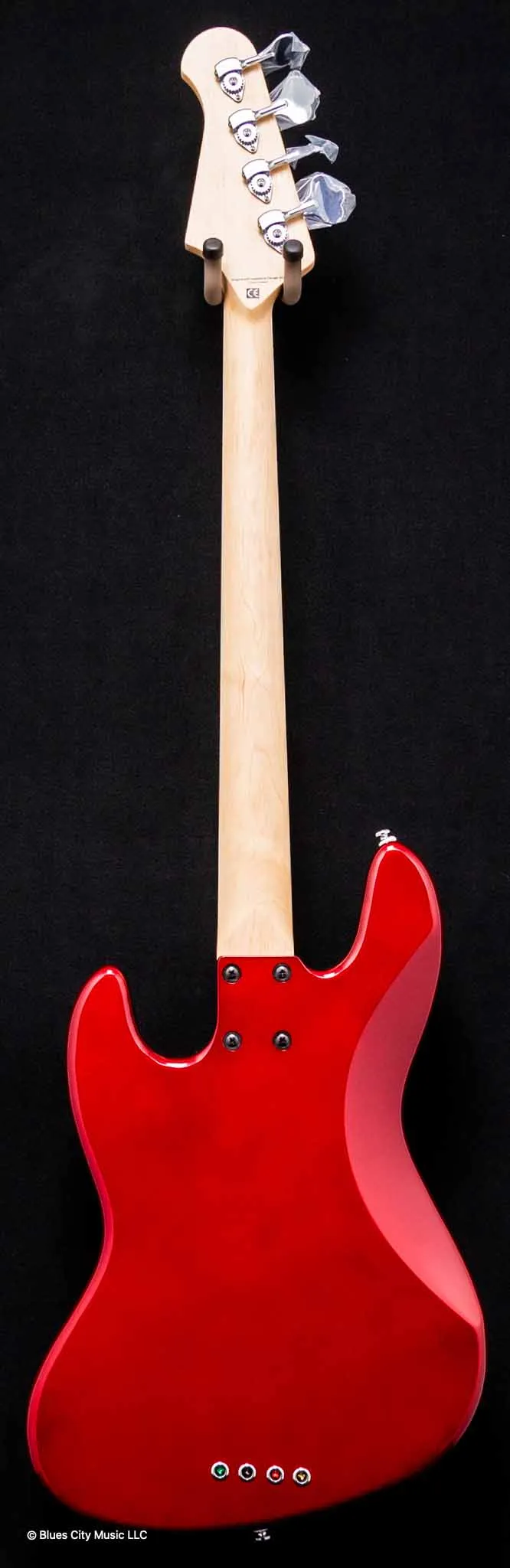 Lakland Guitars Skyline - S44-60 Custom - J Style - Candy Apple Red - w/Gig Bag
