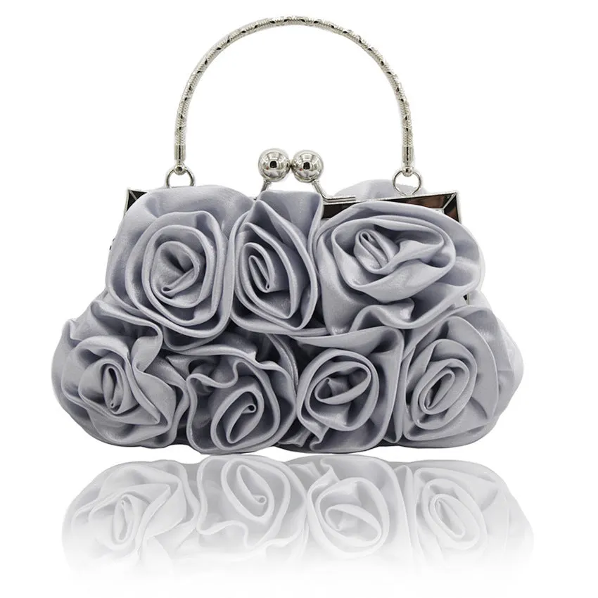 Louise – Elegant Silk Evening and Bridal Bag