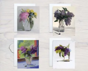Lovely Lilacs Mixed Note Card Set