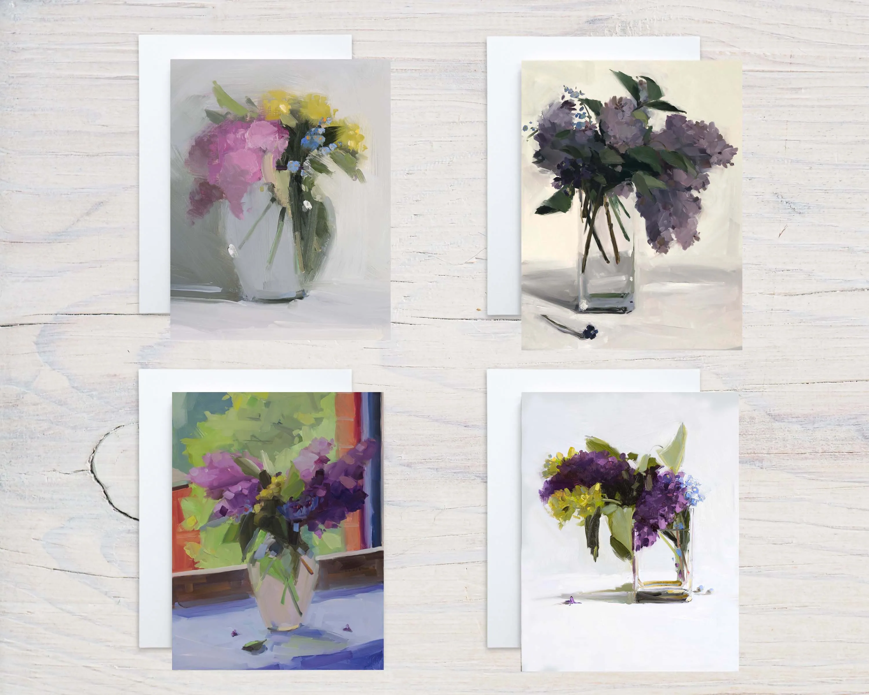 Lovely Lilacs Mixed Note Card Set