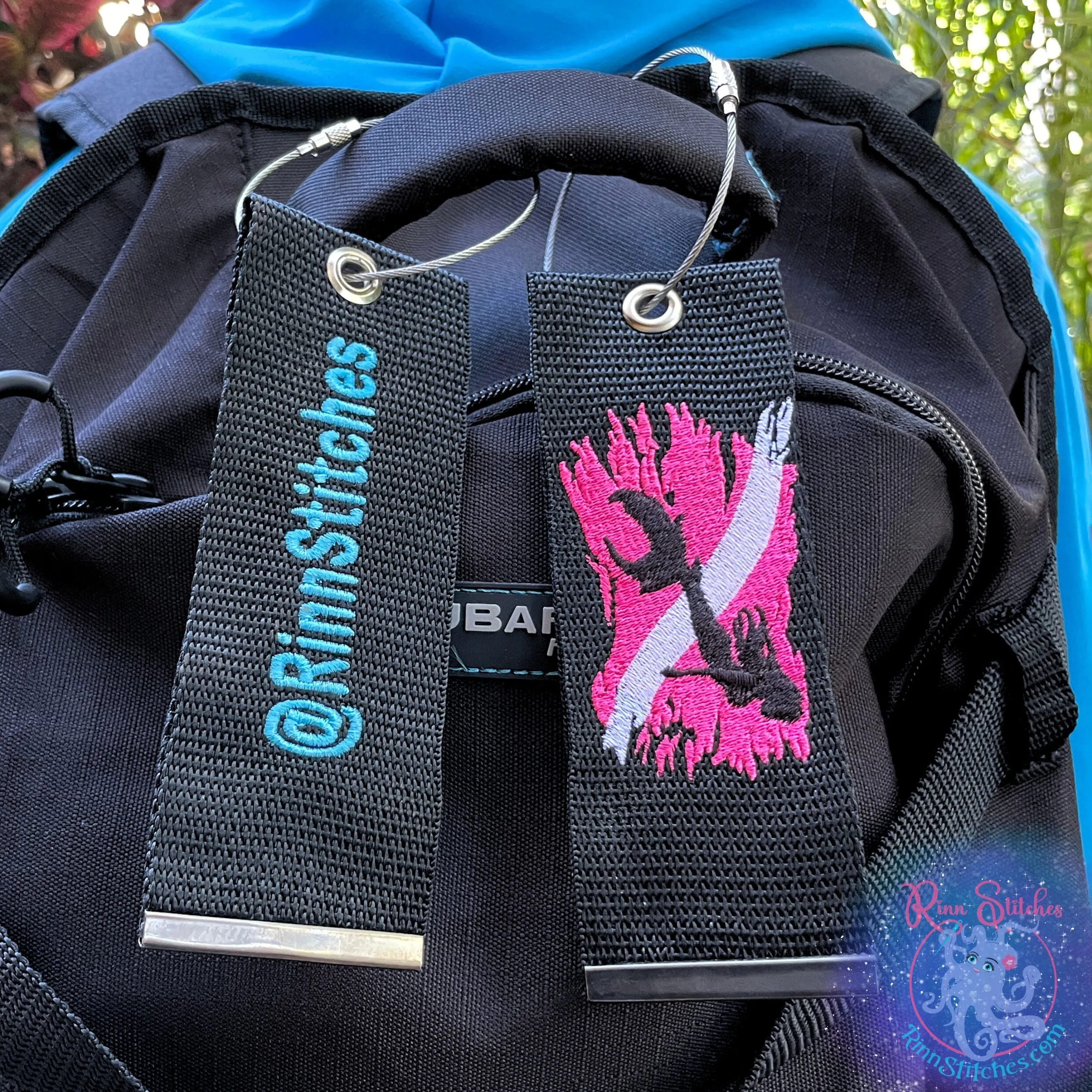 Mermaid Dive Flag - Luggage Tag