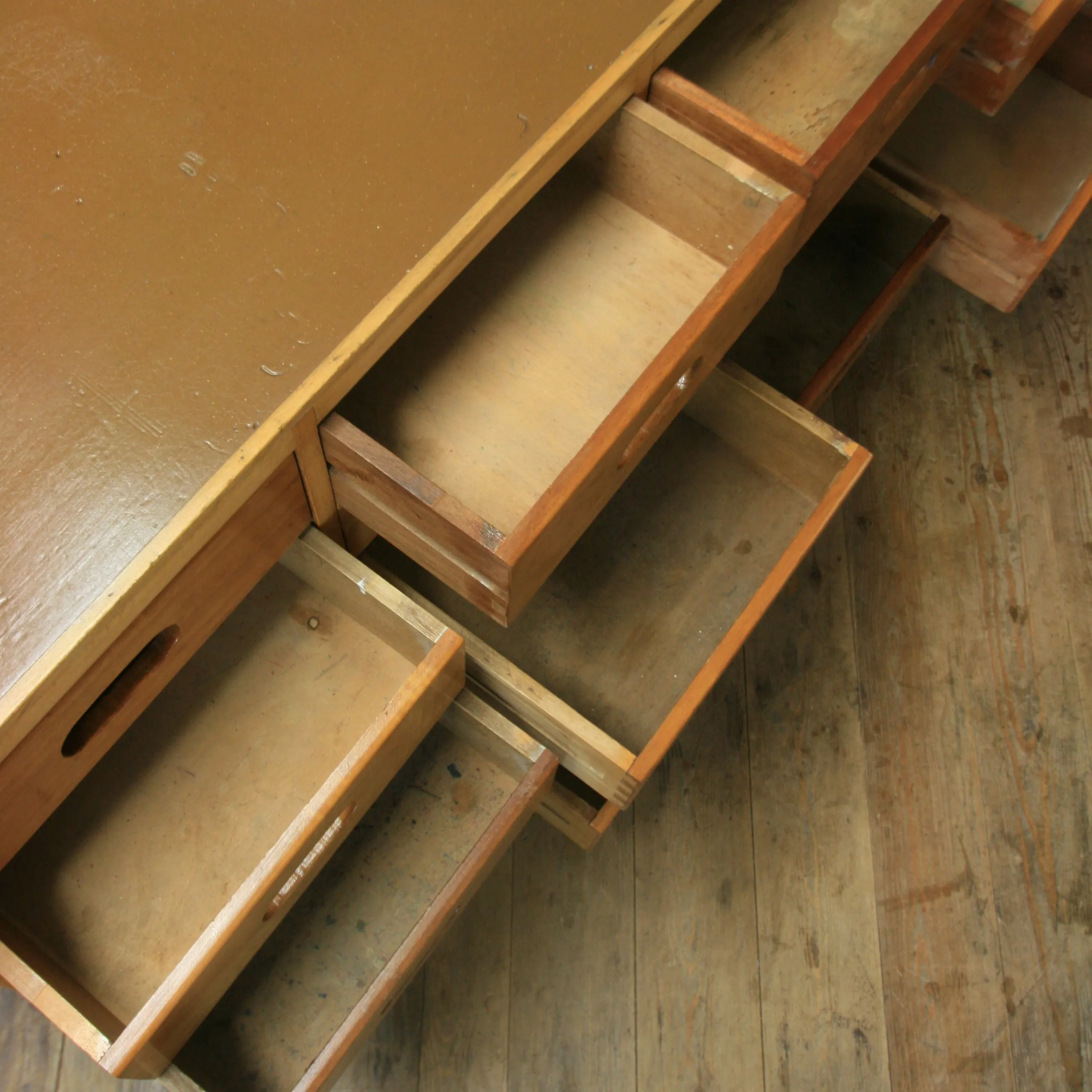 Mid Century Esavian James Leonard School Drawers #06/05