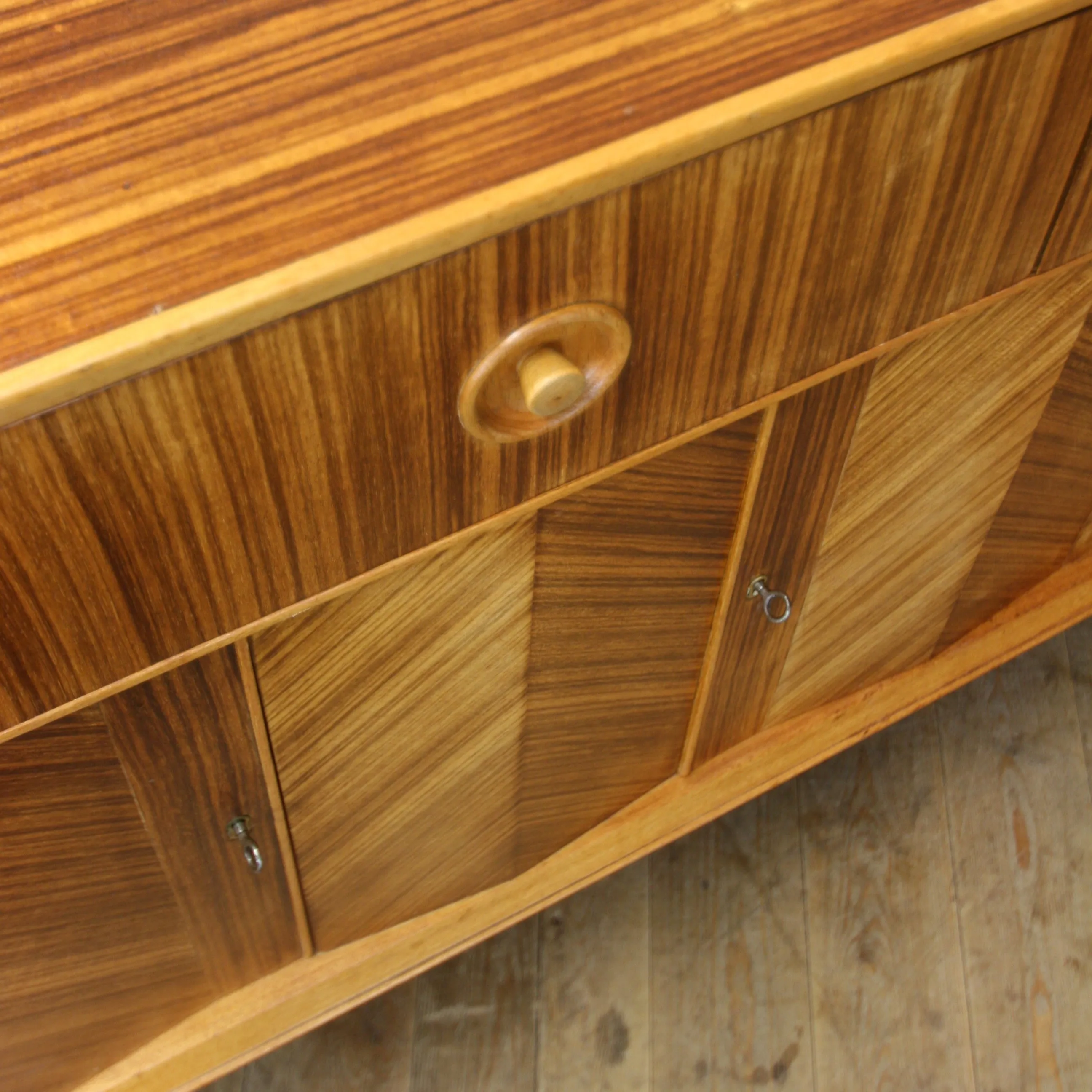 Mid Century Italian Style Walnut Sideboard #0518