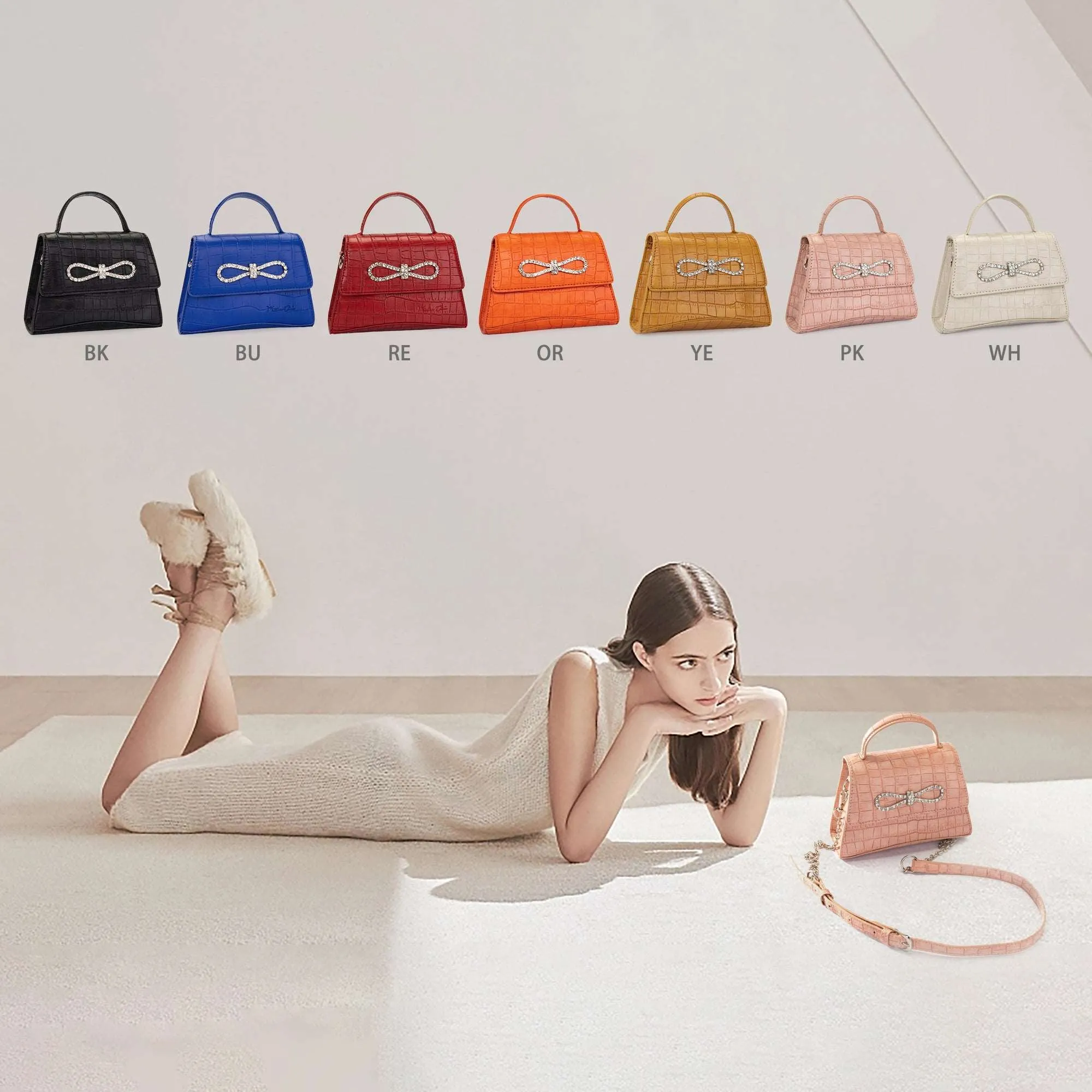 Milan Chiva Crystal Crossbody Bag