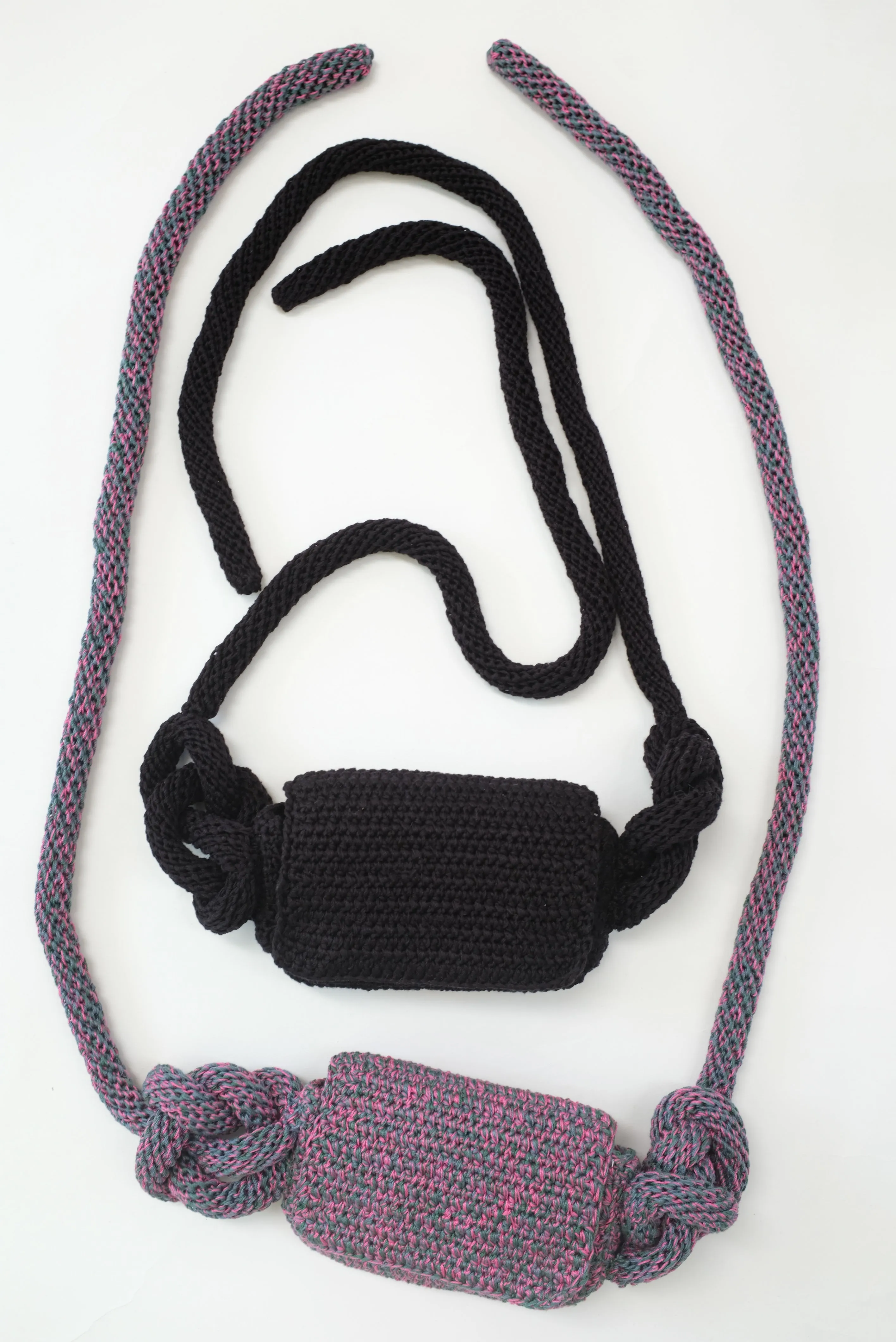 Mozh Mozh Crochet Knots Waist Bag