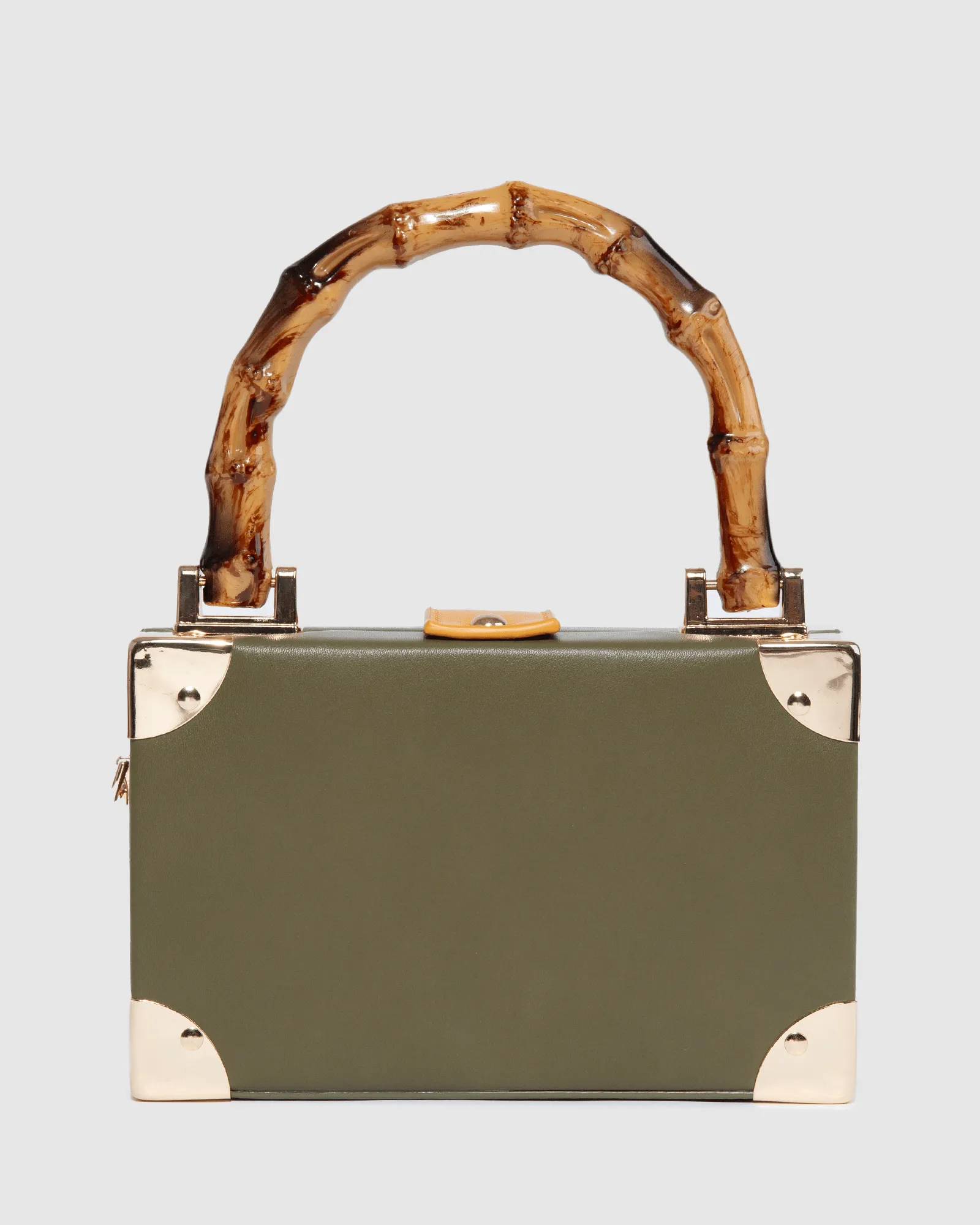 Multi Colour Kendall Bamboo Trunk Bag