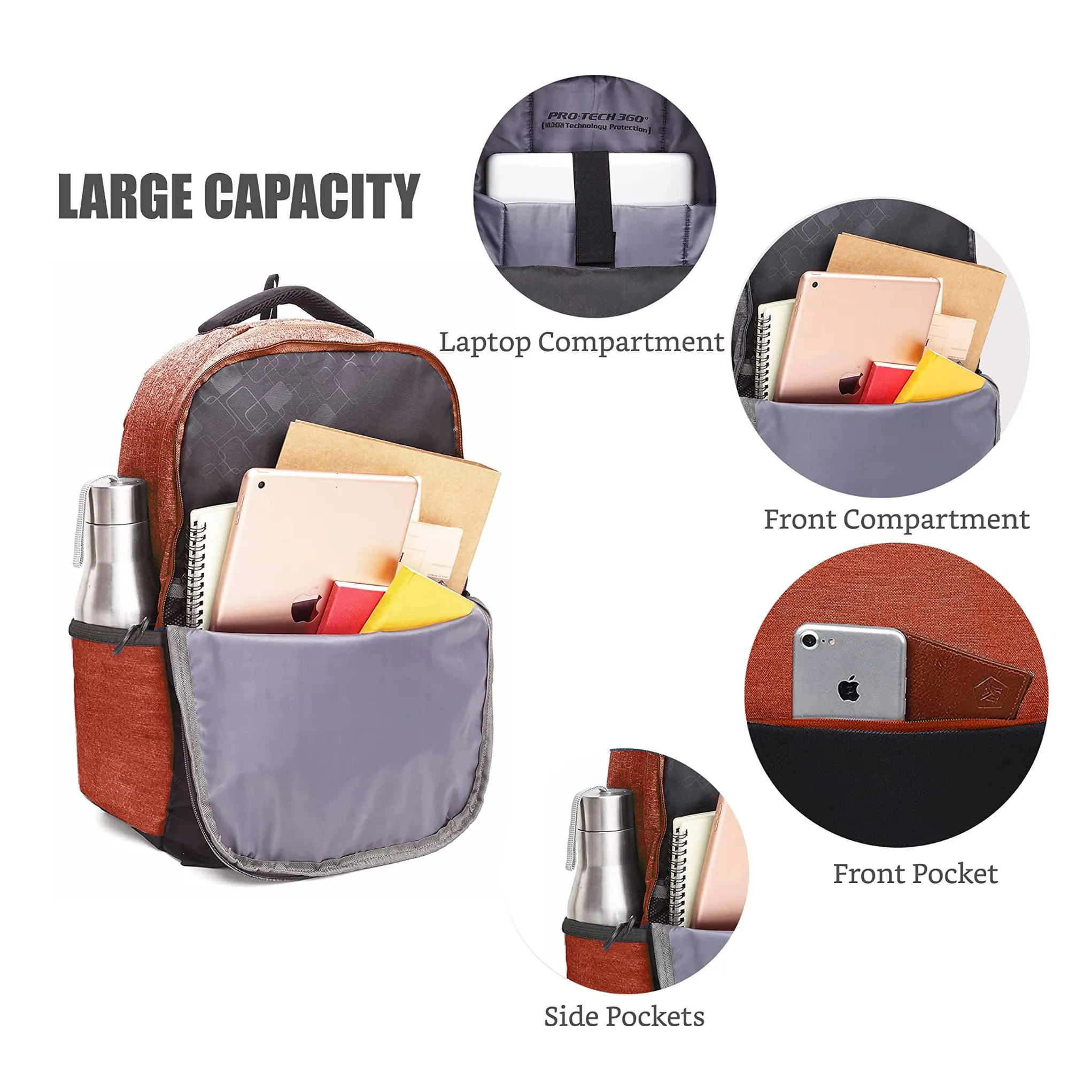 MUNICH Laptop Backpack for Men & Women