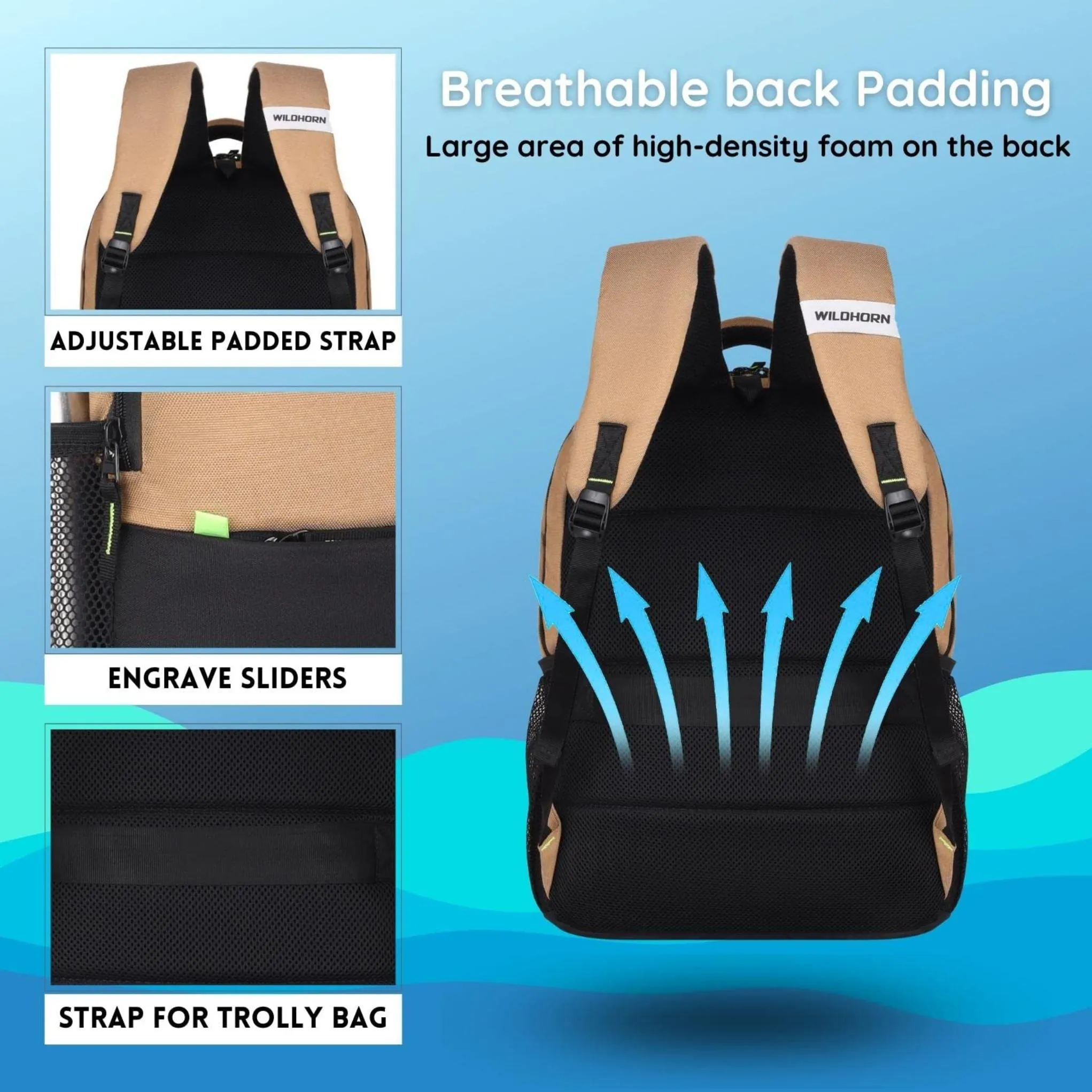 MUNICH Laptop Backpack for Men & Women