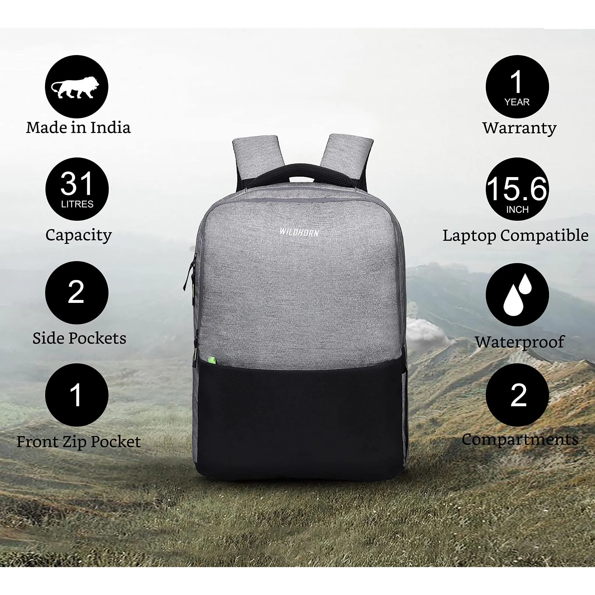 MUNICH Laptop Backpack for Men & Women