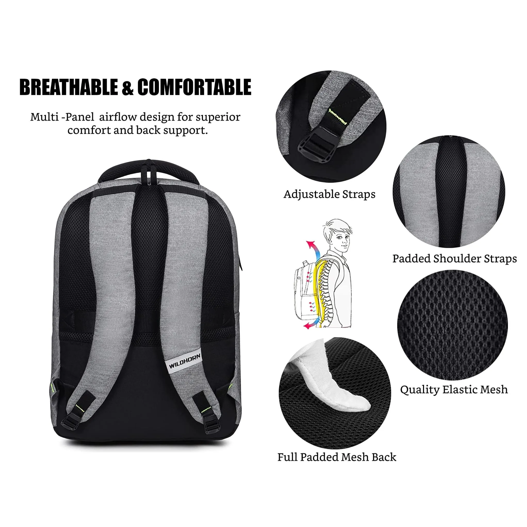 MUNICH Laptop Backpack for Men & Women