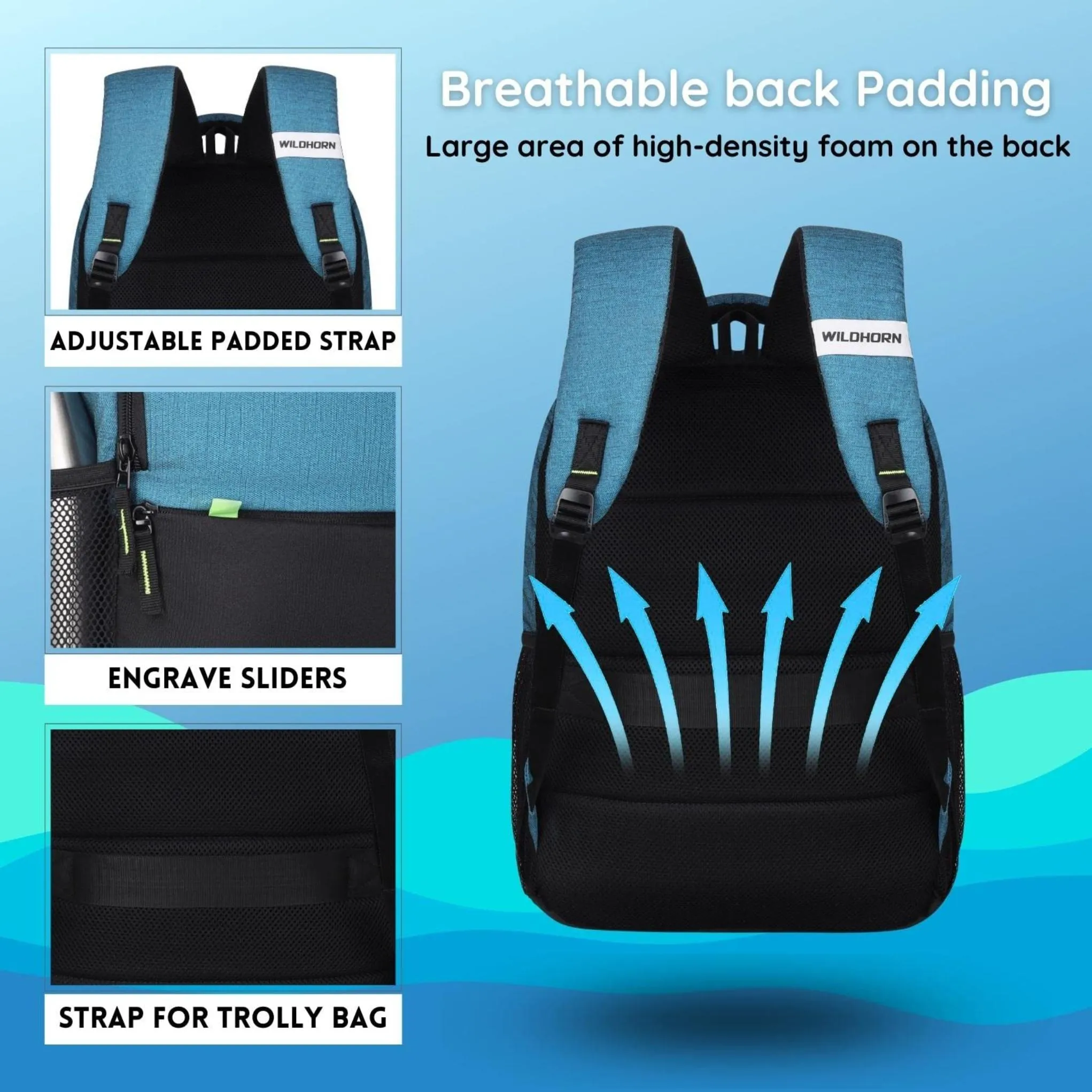 MUNICH Laptop Backpack for Men & Women