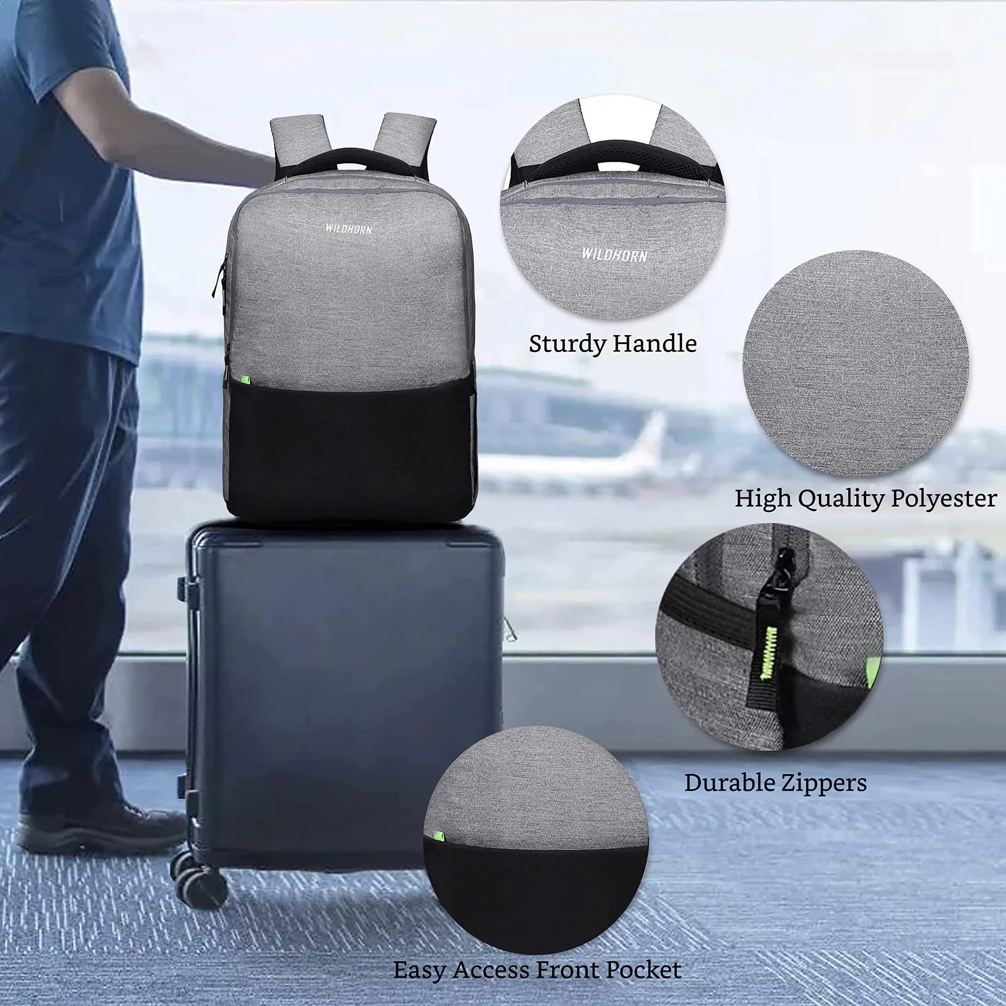 MUNICH Laptop Backpack for Men & Women