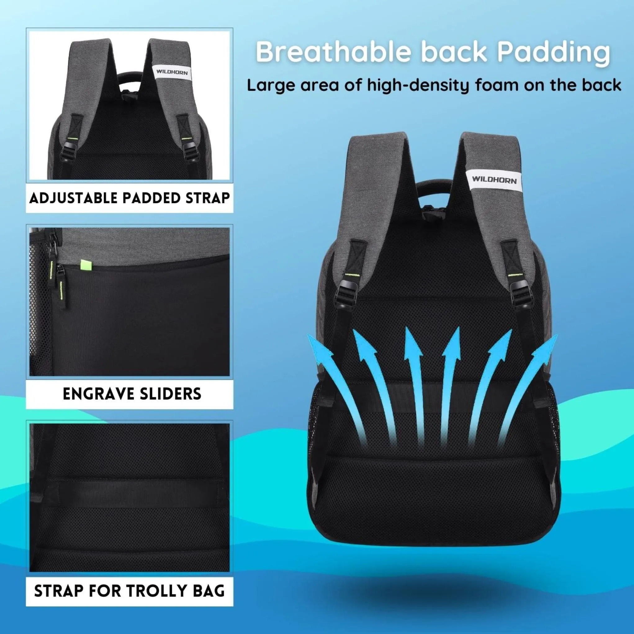MUNICH Laptop Backpack for Men & Women