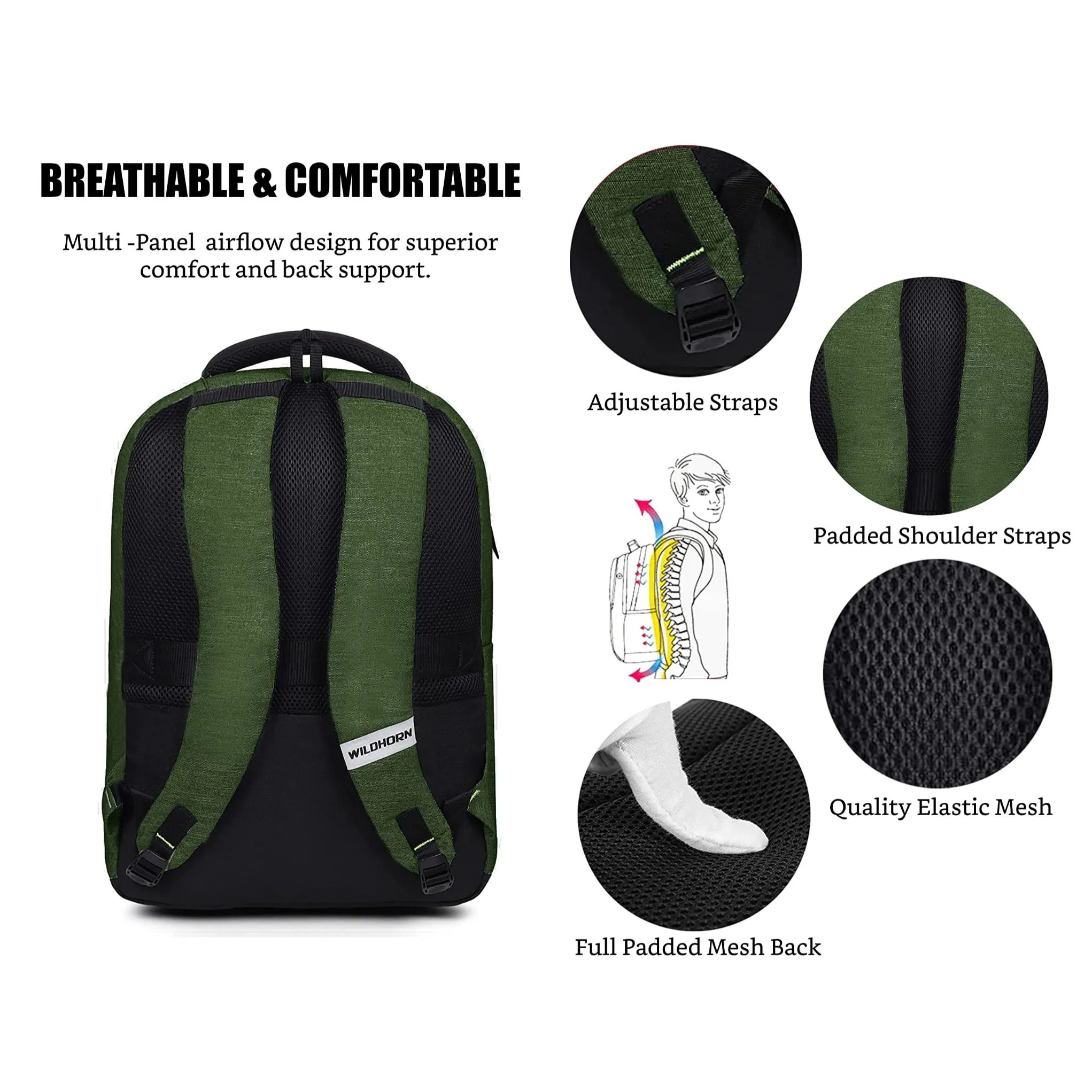 MUNICH Laptop Backpack for Men & Women