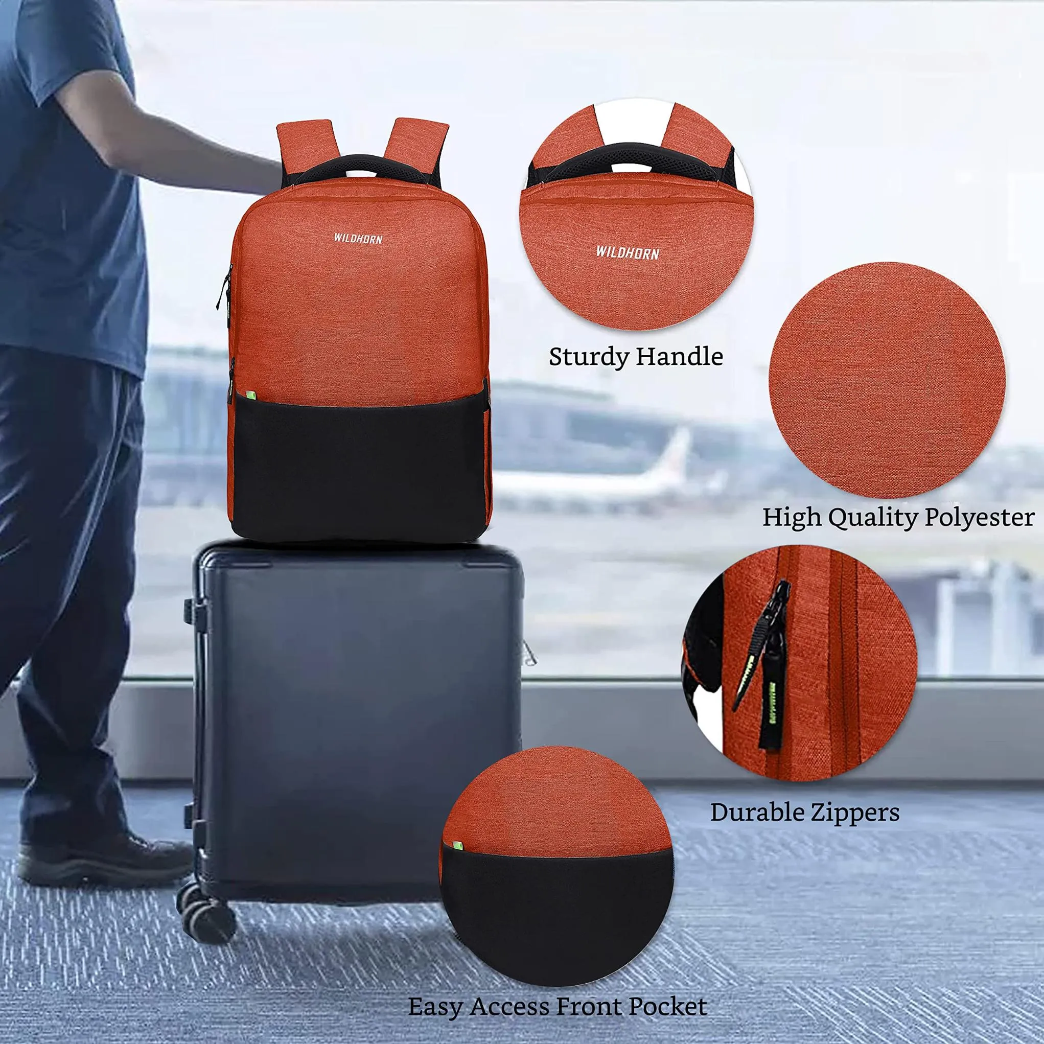 MUNICH Laptop Backpack for Men & Women