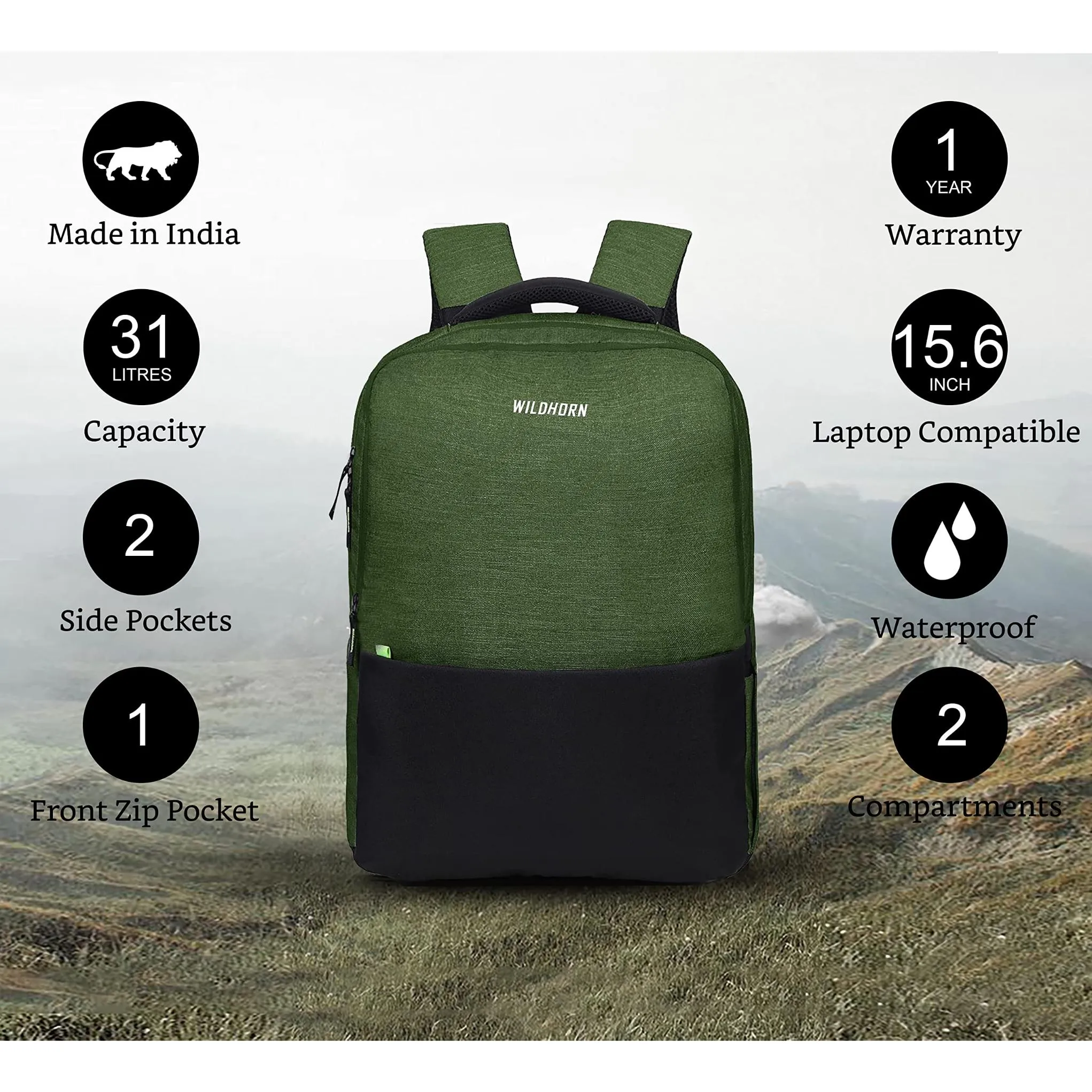 MUNICH Laptop Backpack for Men & Women