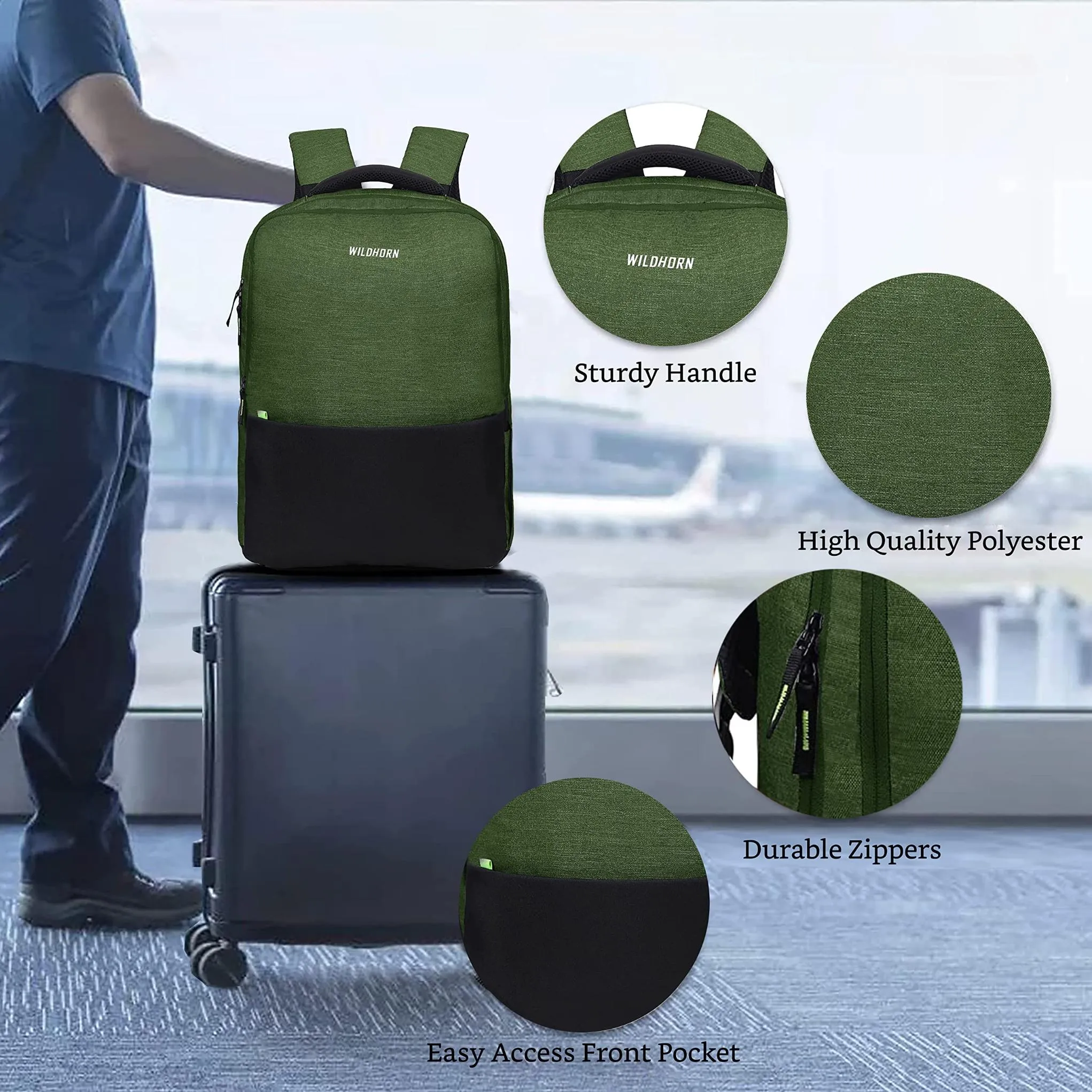 MUNICH Laptop Backpack for Men & Women
