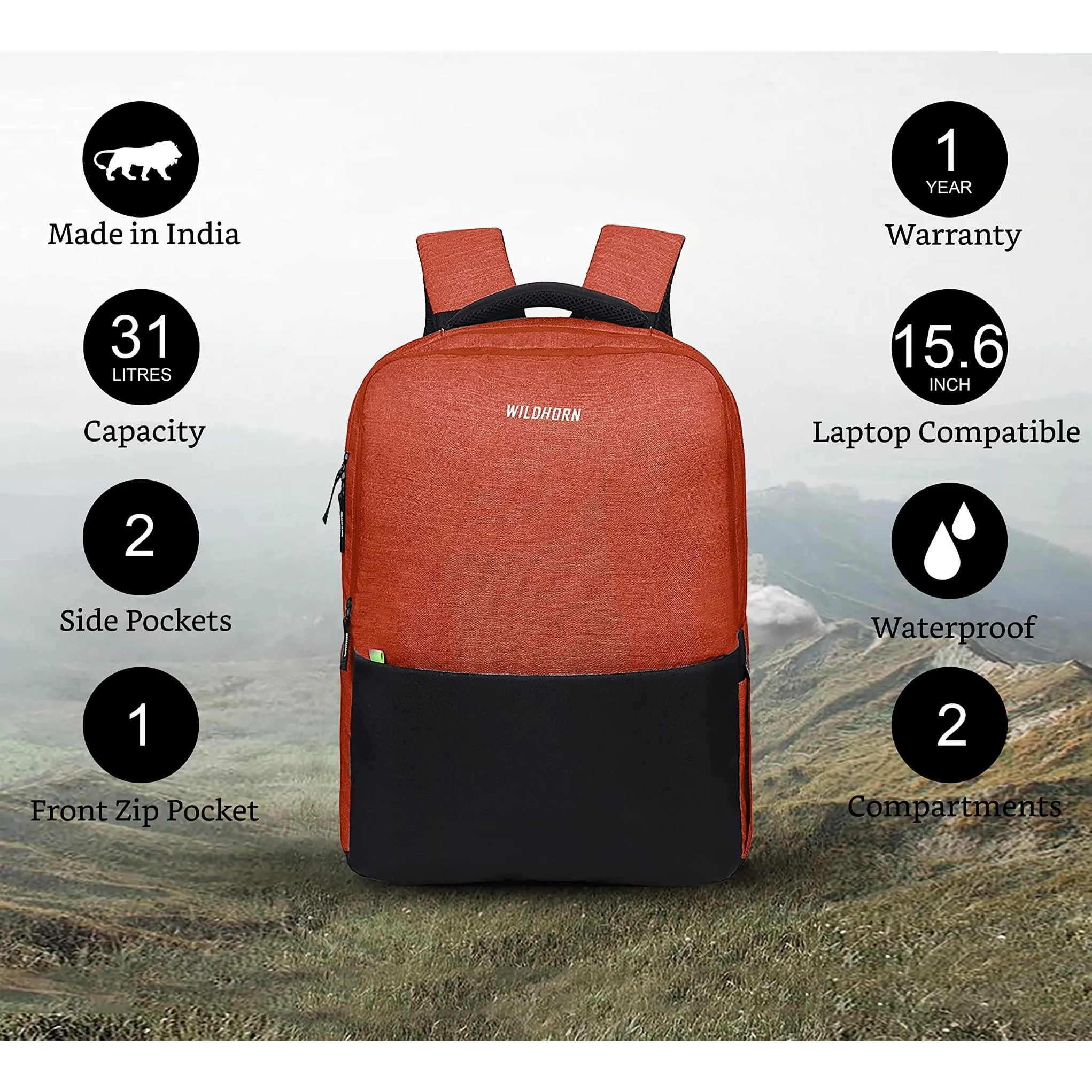 MUNICH Laptop Backpack for Men & Women