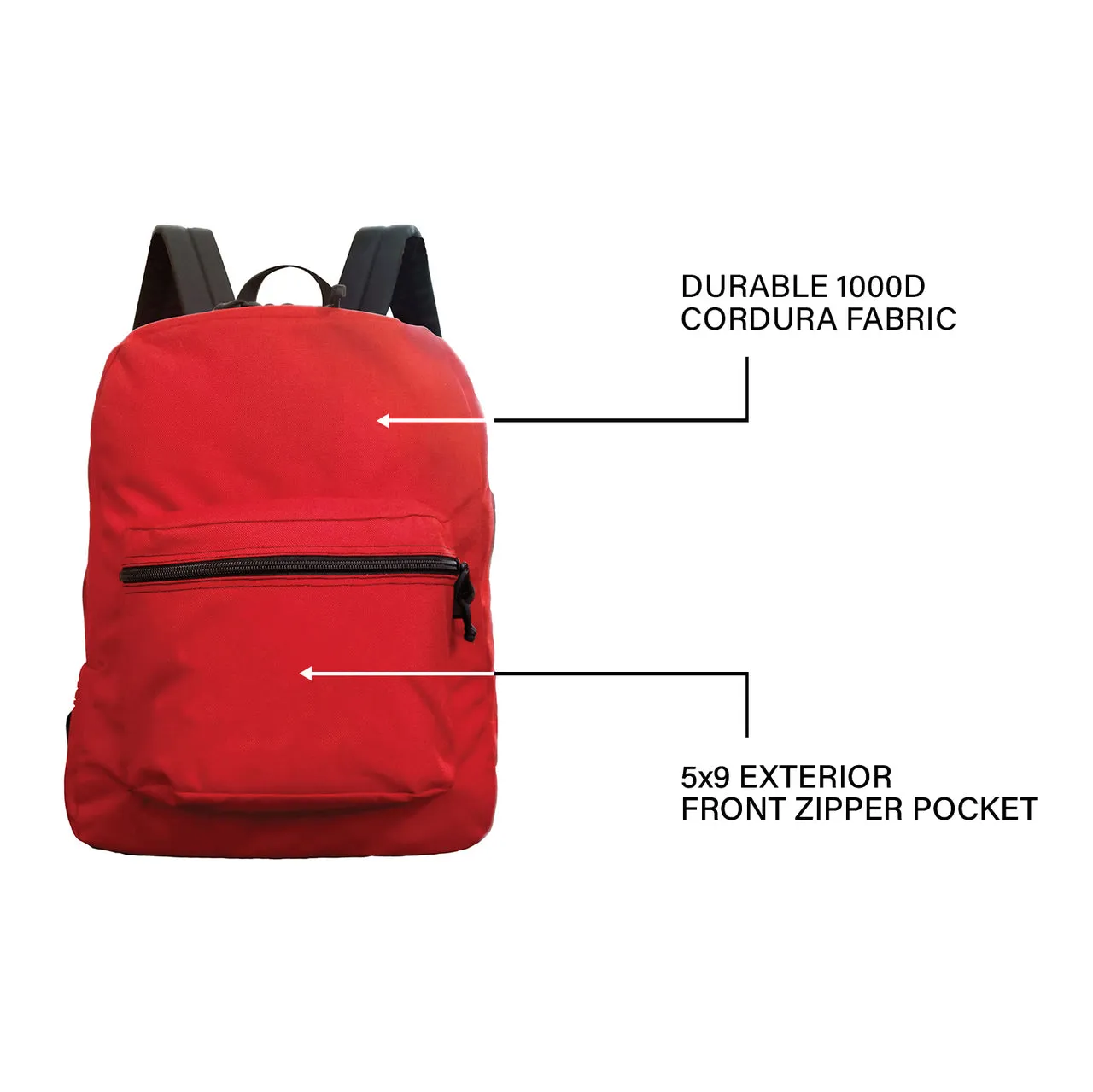 NC State Wolfpack Made in the USA premium Backpack in Red