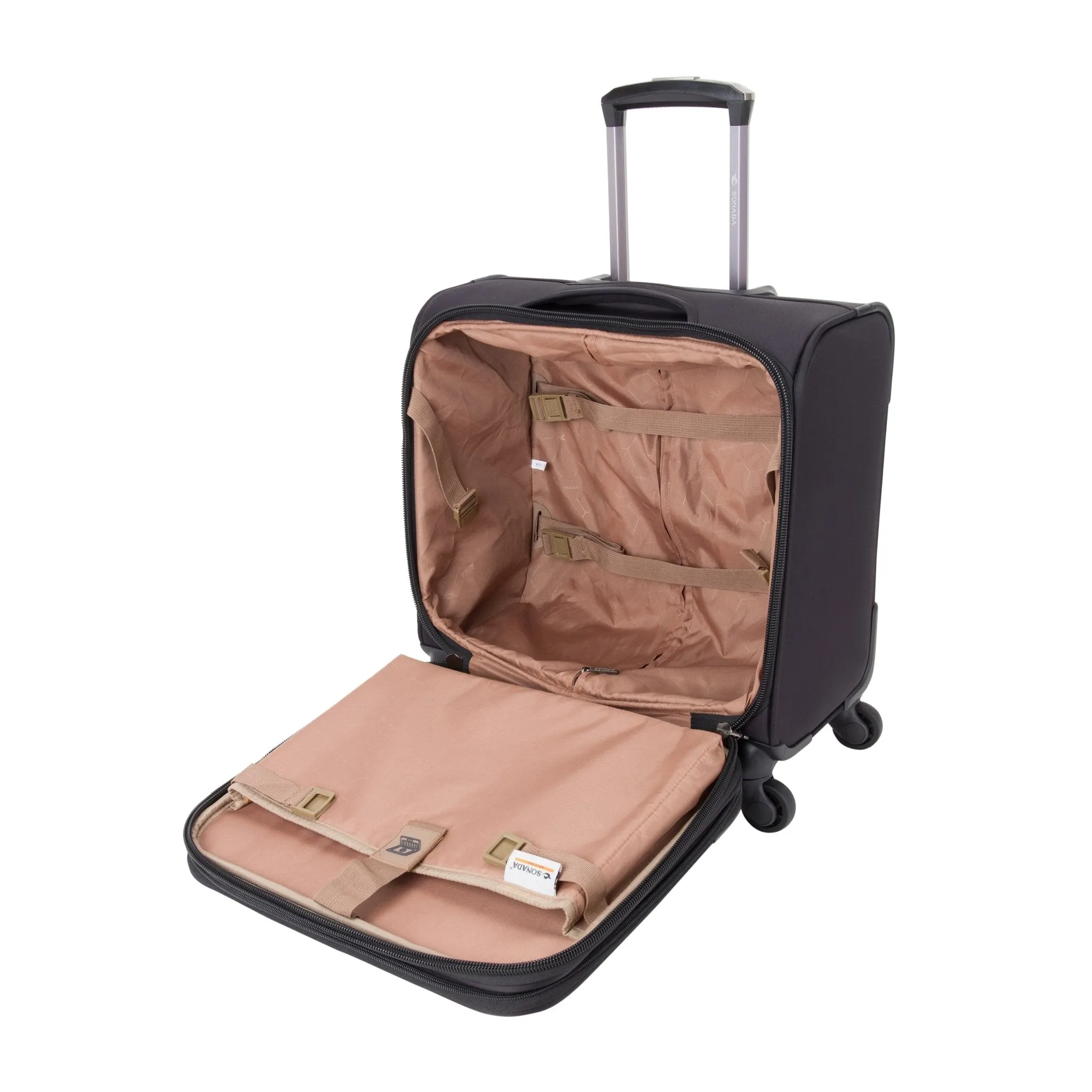 Nylon Office Bag/Pilot Case, CA95050-Black