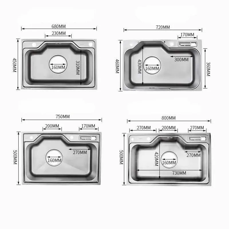 Oliva - Multi-Functional Single Basin Kitchen Sink
