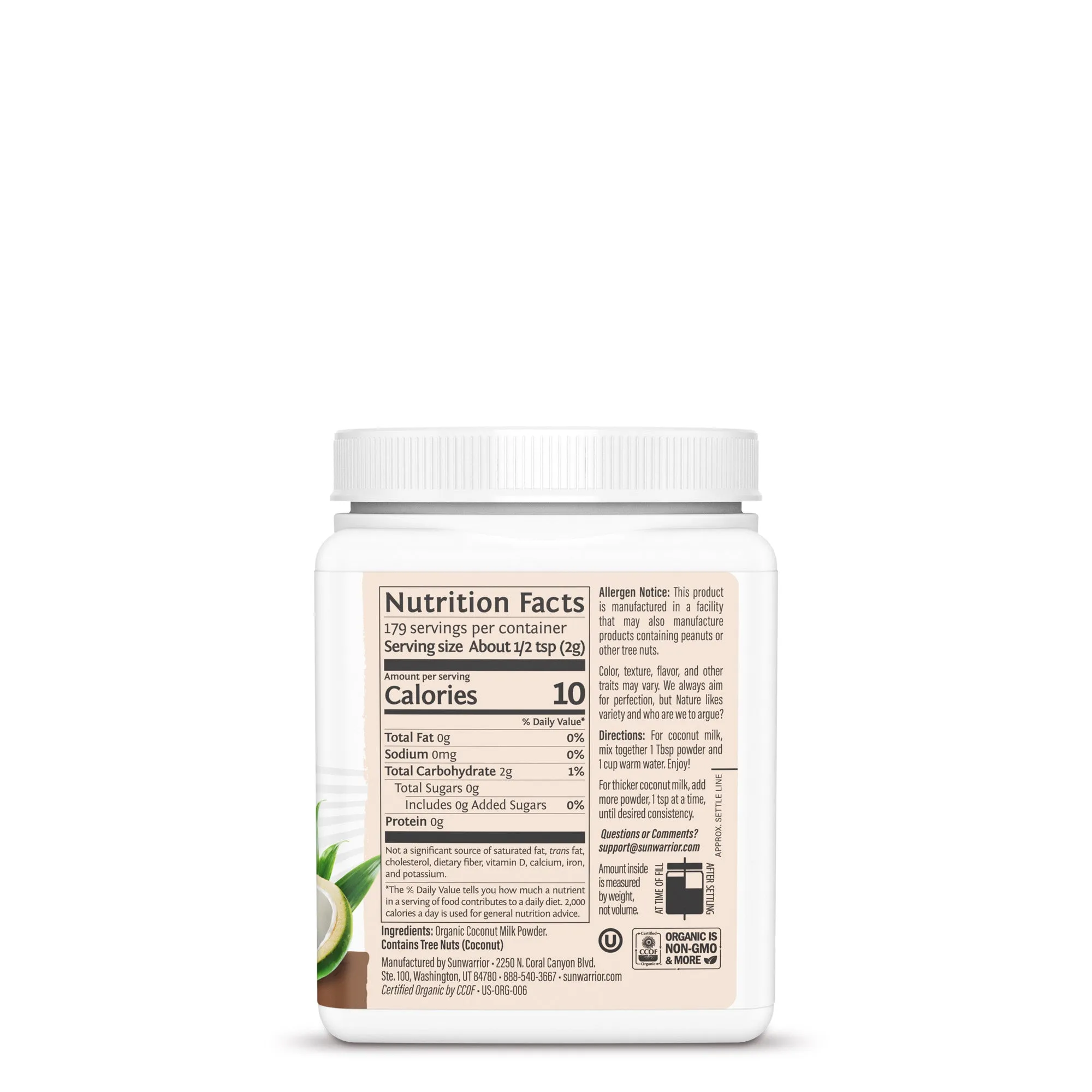 Organic Coconut Milk Powder