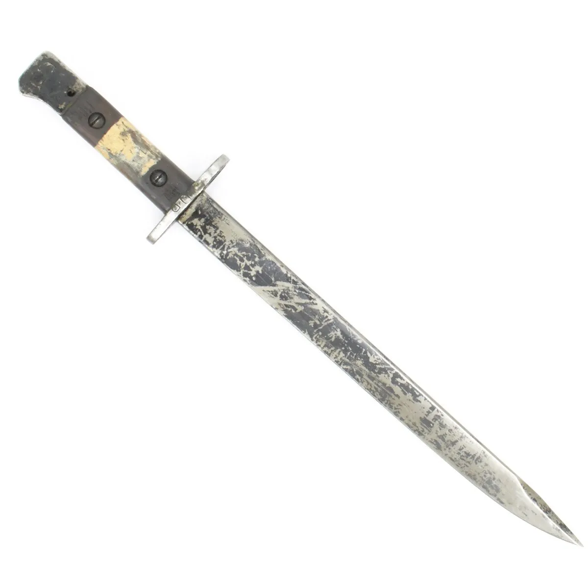 Original British WWII Enfield P-1944 Jungle Bayonet with Square Pommel