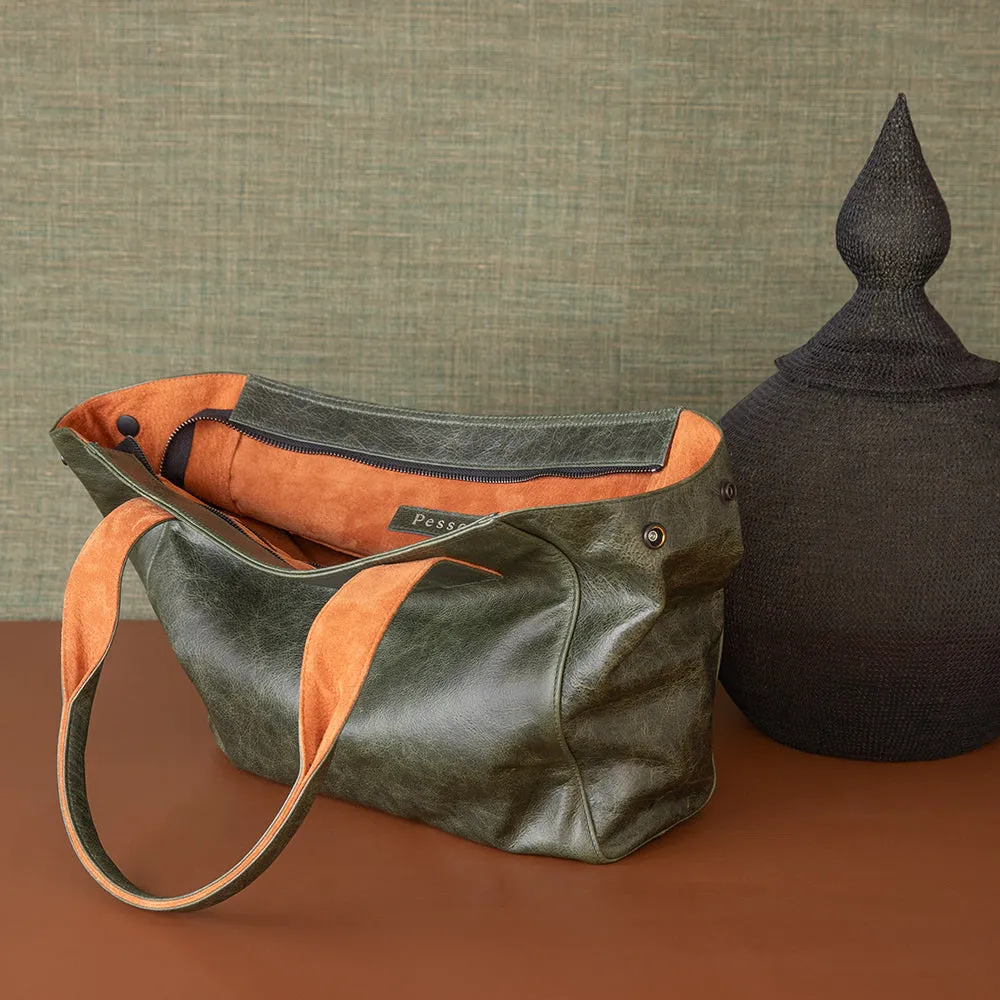 Oversized Tote-Vintage Hunter
