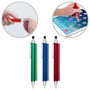 Pen with Ruler and Stylus