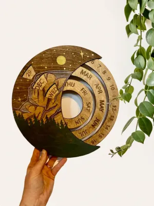 Perpetual Calendar El Capitan Yosemite Painting