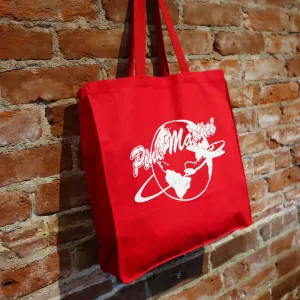Pink Martini Canvas Tote Bag in Tomato Red!