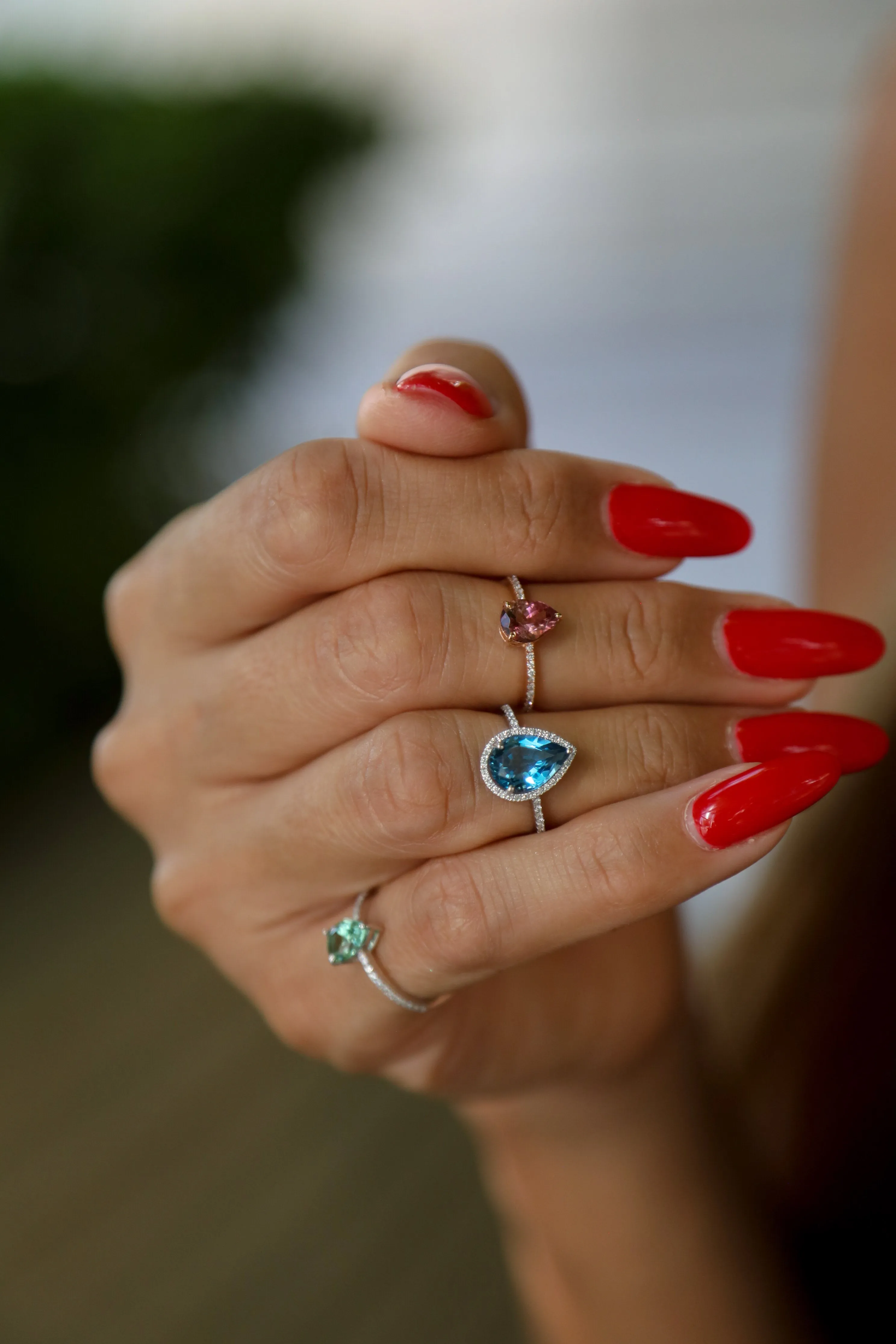 Pink Tourmaline Ring