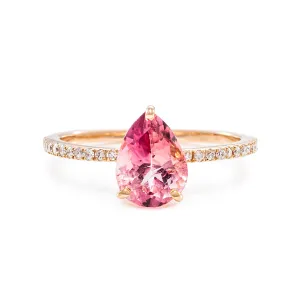 Pink Tourmaline Ring