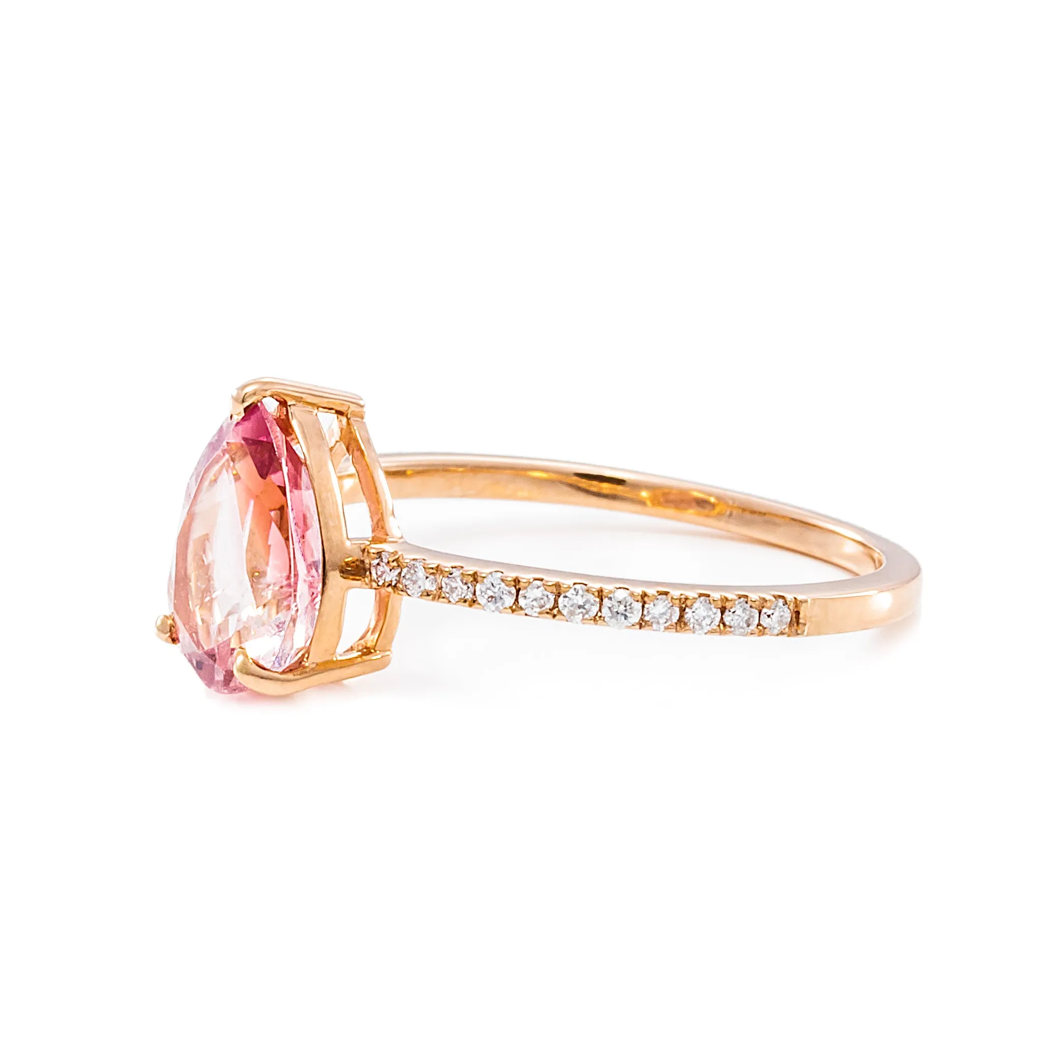 Pink Tourmaline Ring