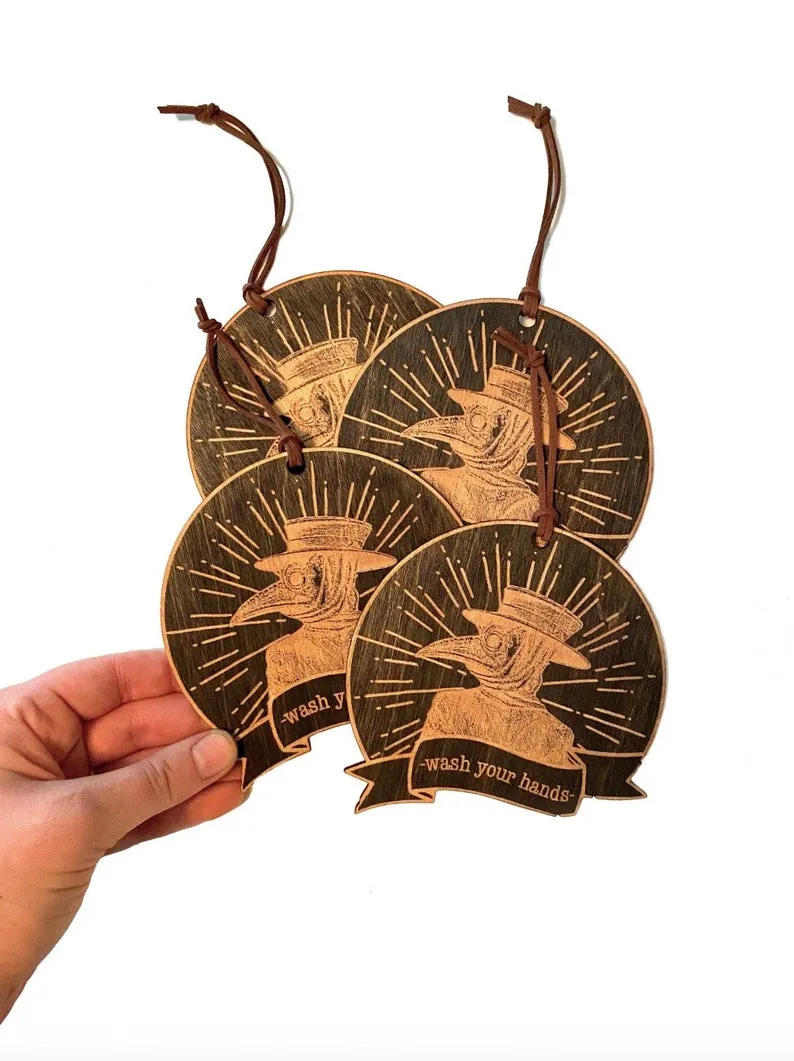 Plague Doctor Door Tag