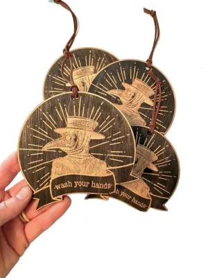 Plague Doctor Door Tag