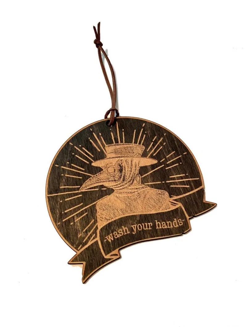 Plague Doctor Door Tag